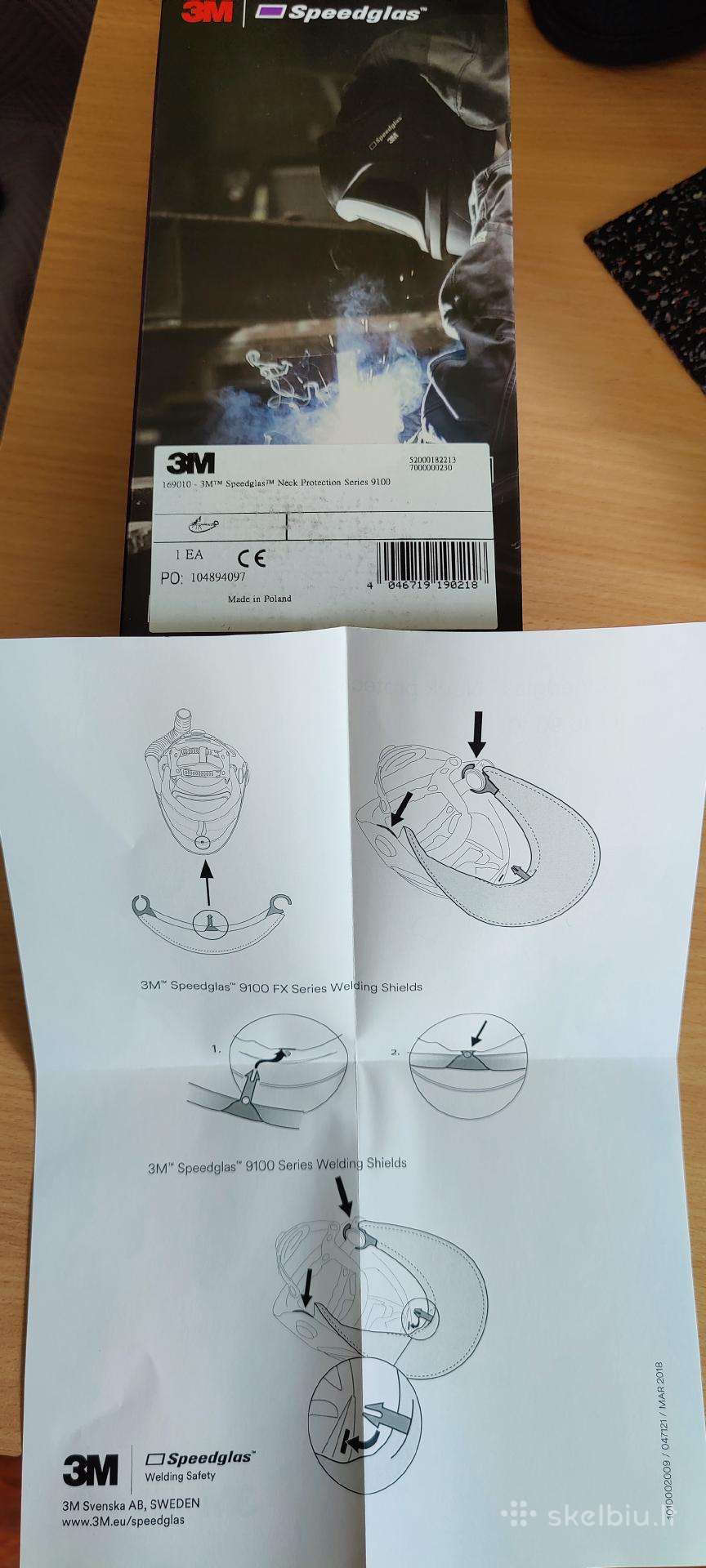 3m Speedglas kaklo uždangalas
