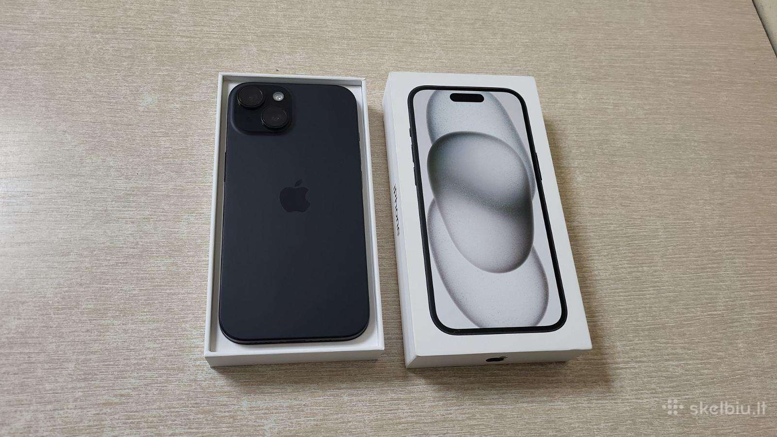 Apple iPhone 15 128gb/86% Black - 380eur.