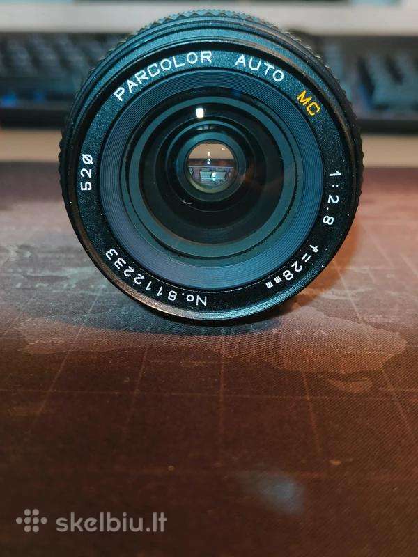 Parcolor Mc f=28 mm 1:2.8 Qbm mount objektyvas