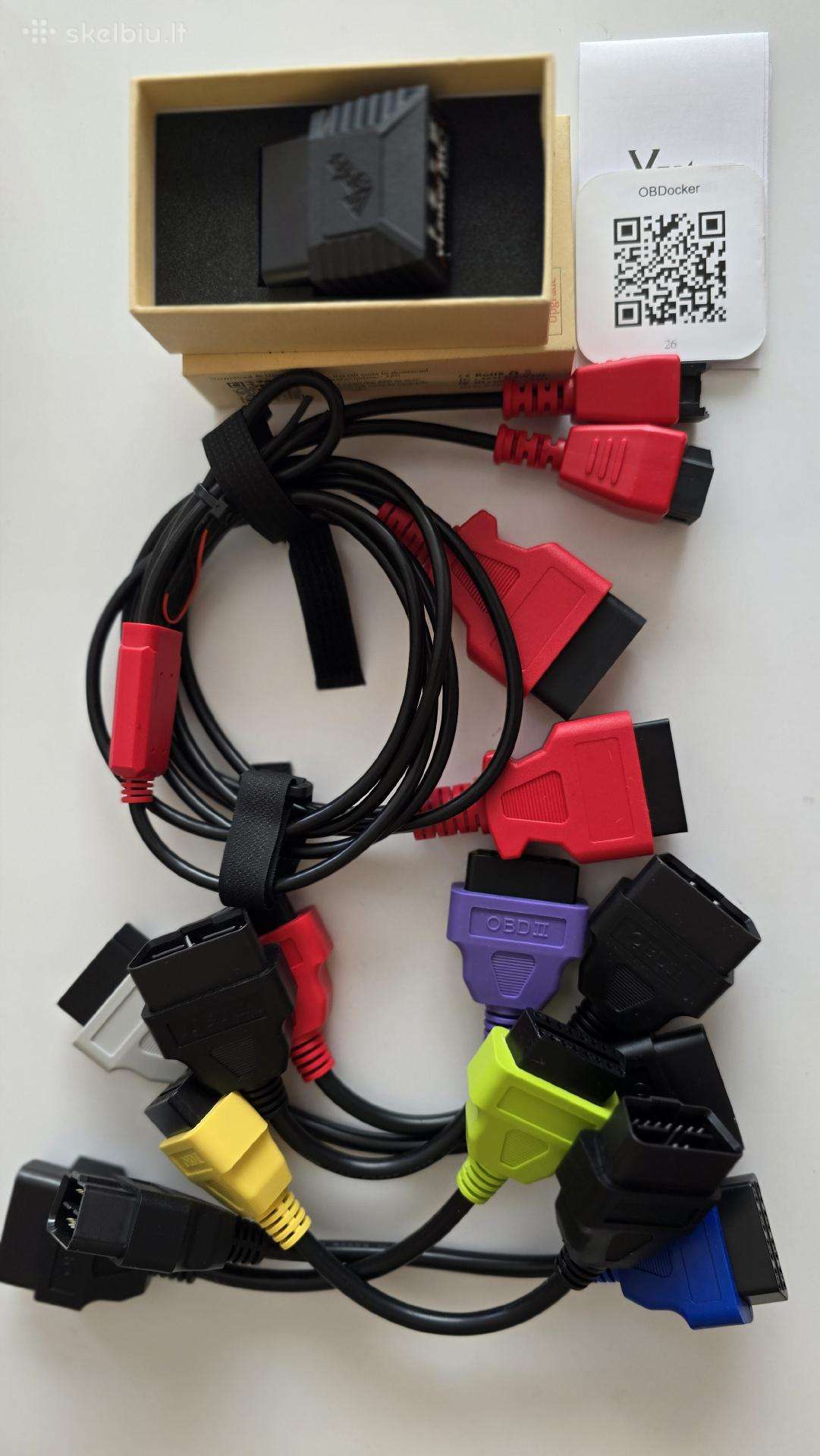 Vgate vlinker Mc+ Obd2 + Fca 12+8 + adapteriai