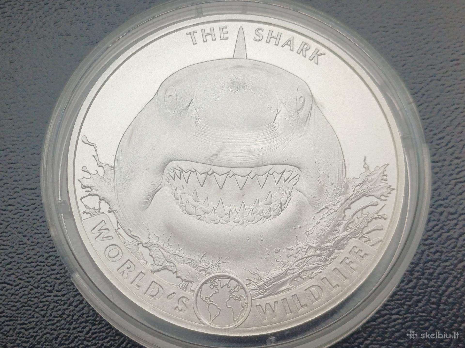1 oz 2026m. Kongas sidabras 999 unc.