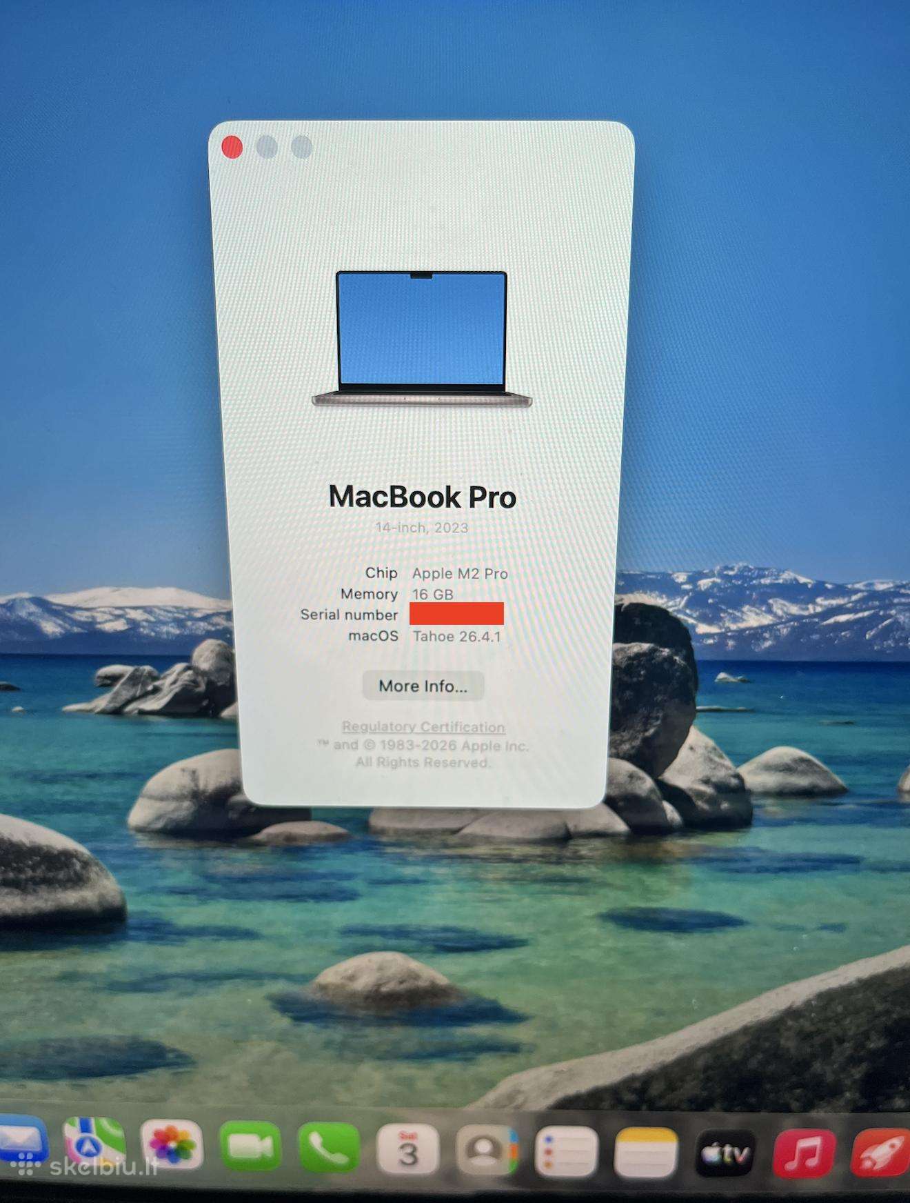 Apple MacBook Pro 2023 14 / M2 Pro /16gb / 512gb
