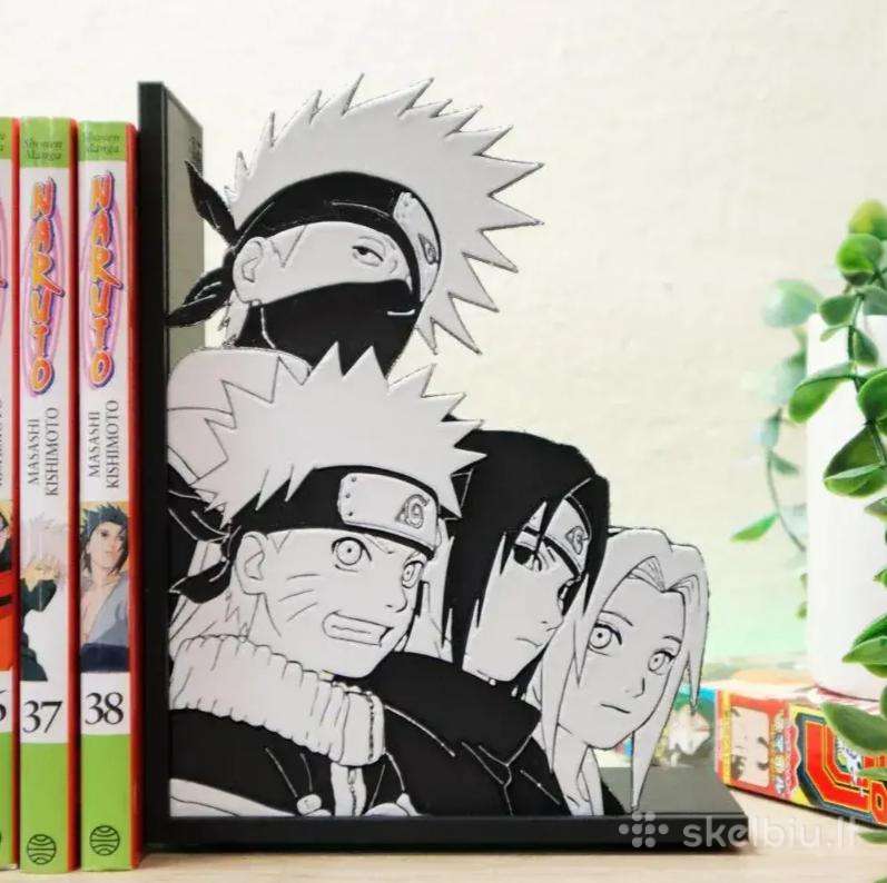 Naruto Manga Knygų laikikliai (bookend)