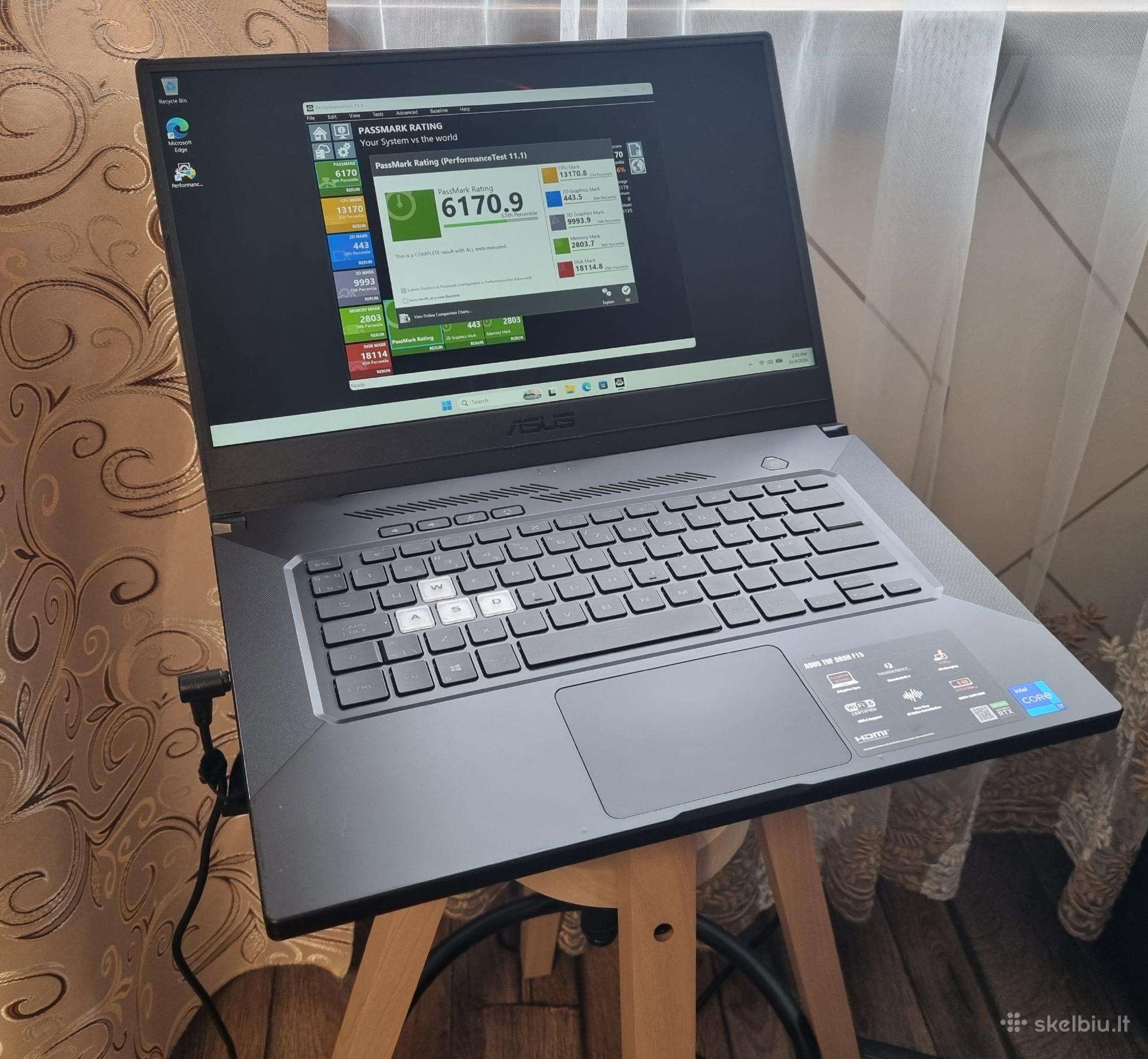 Asus Tuf Dash F15 i7 Rtx