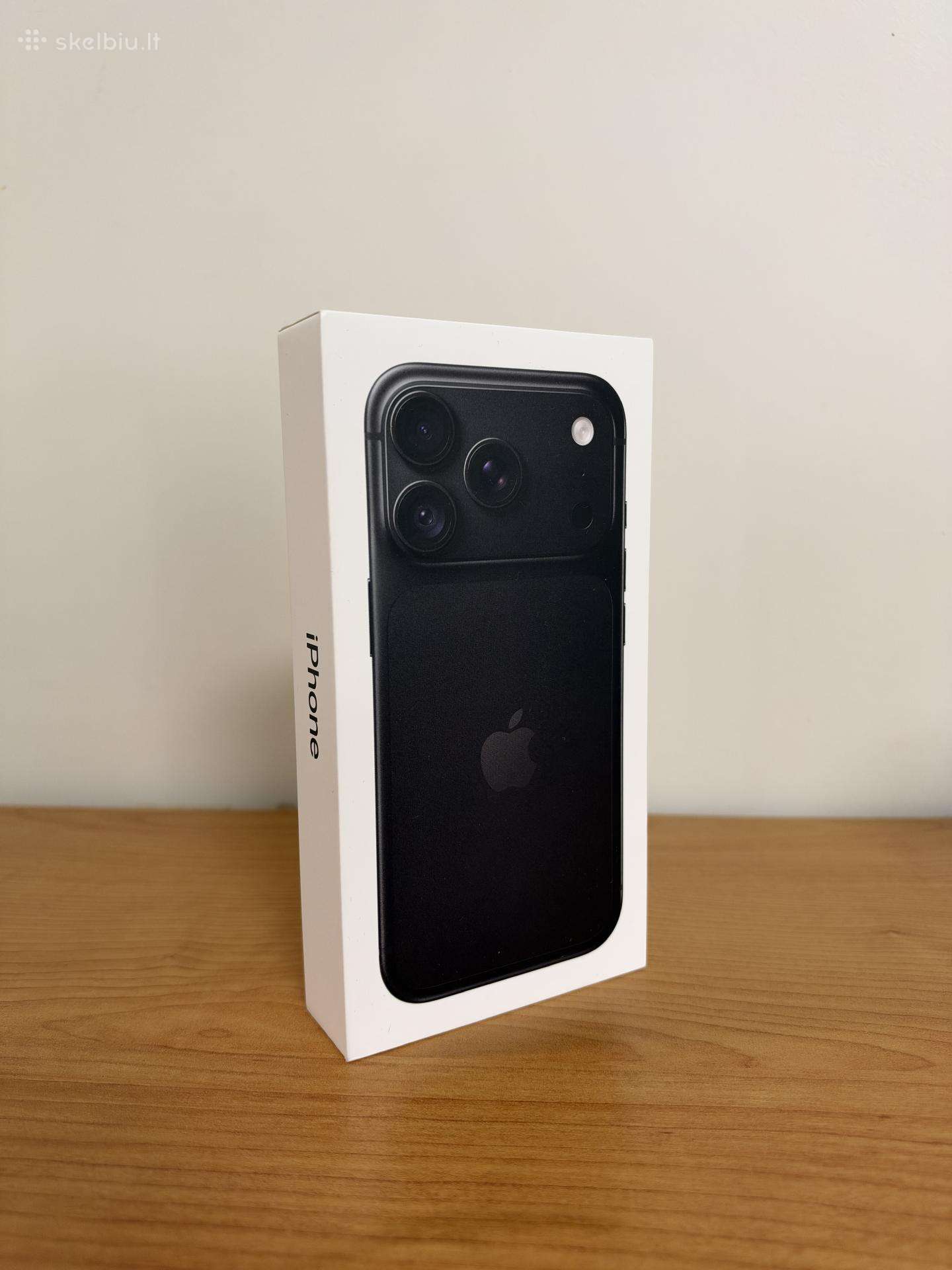 Naujas iPhone 18 Pro 256gb Black