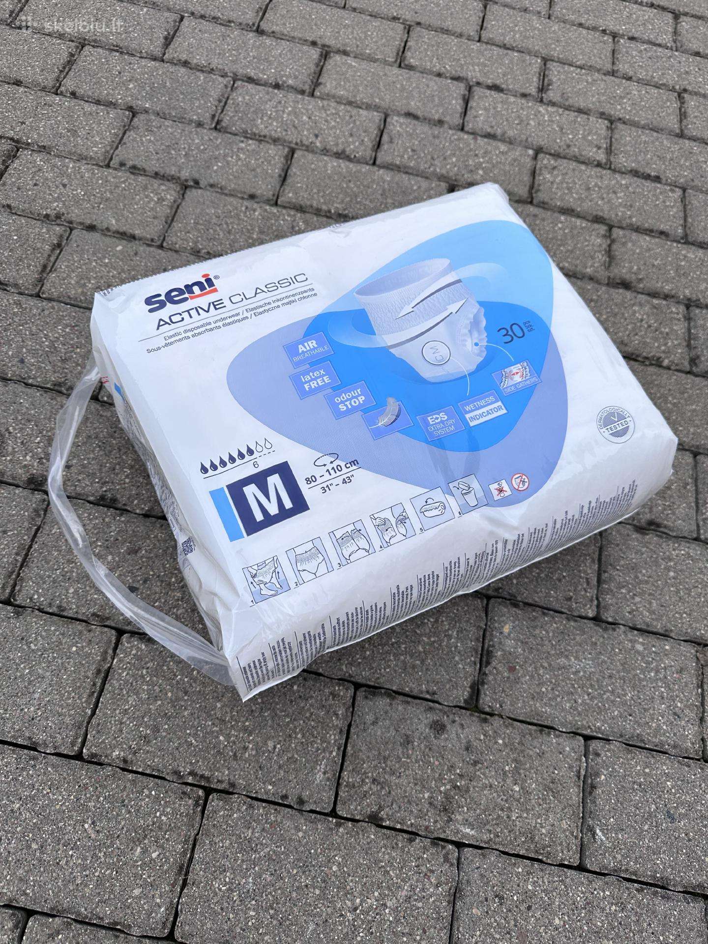Seni Active sauskelnės-kelnaitės Classic M dydis