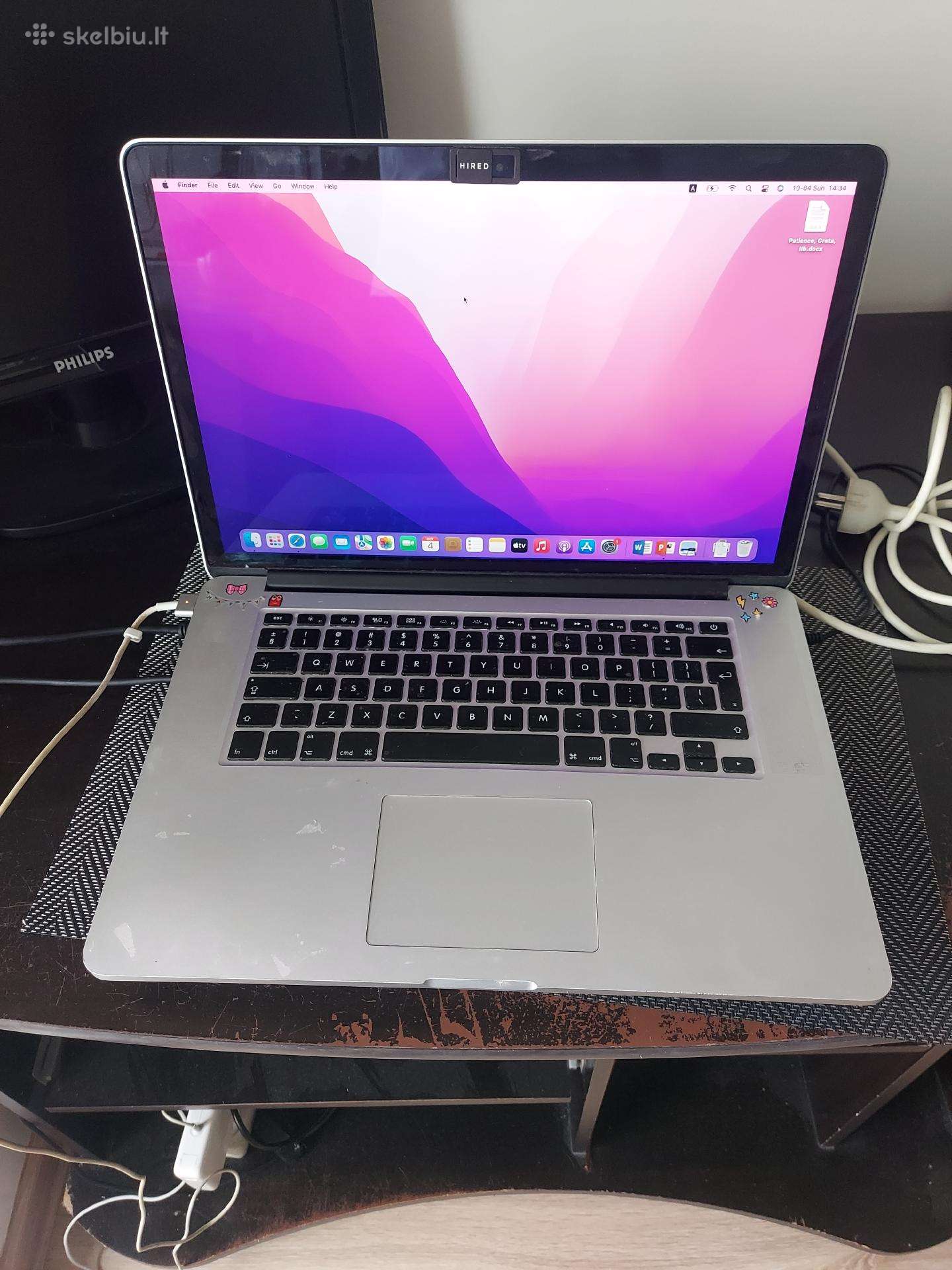 MacBook Pro 15" Retina 2015 i7 16gb RAM 256g