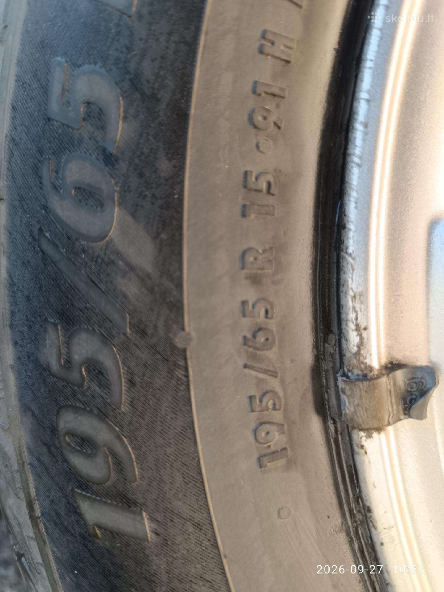 Parduodu ratus Opel R15 195/65
