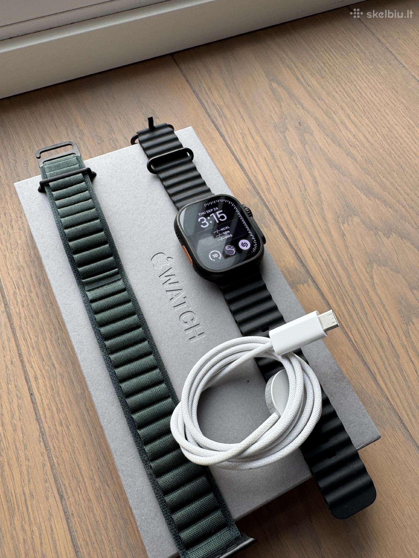 Apple Watch Ultra 2 49mm Black – 100% baterija