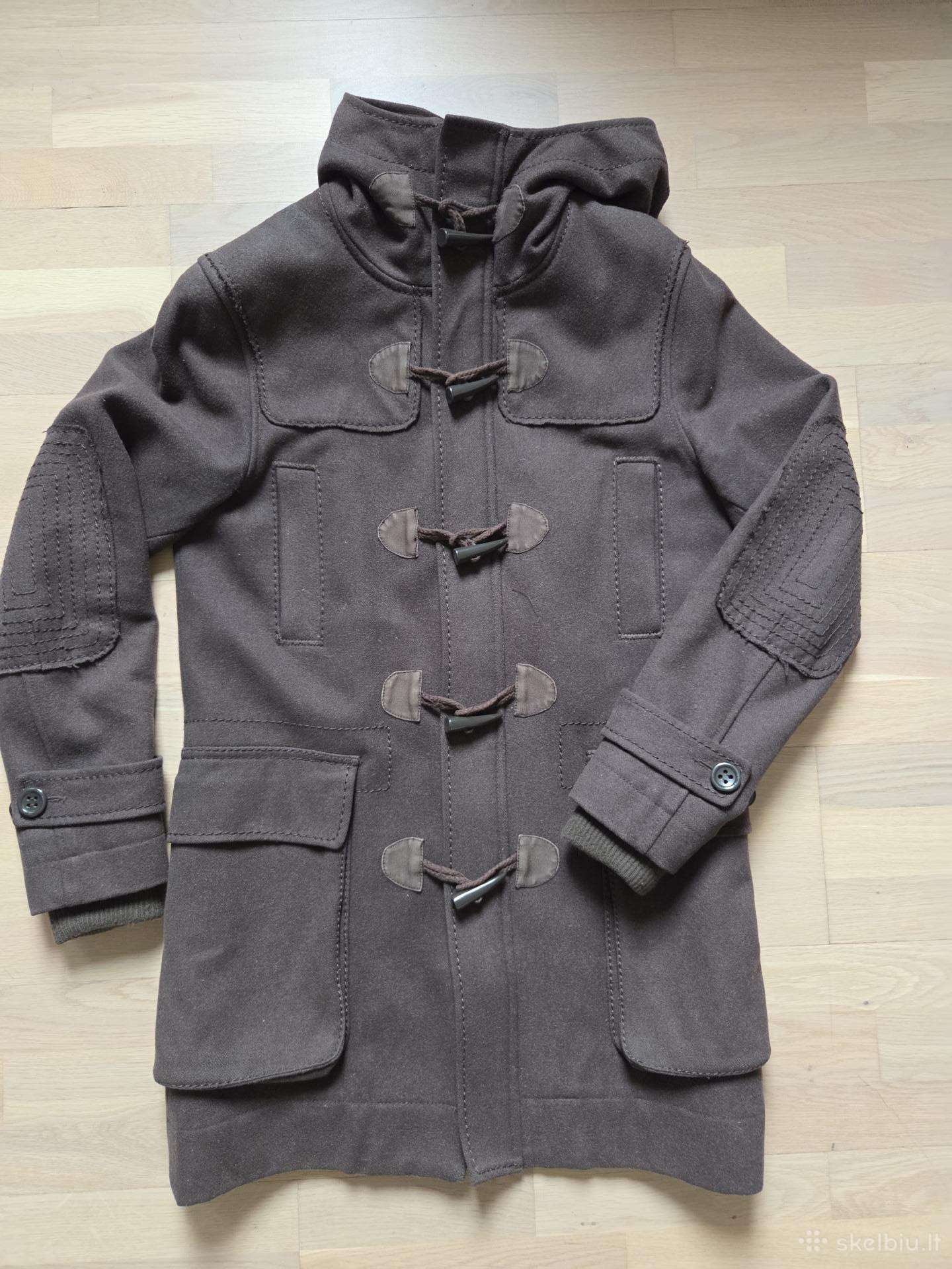 H&m vyriškas paltas su kapišonu
