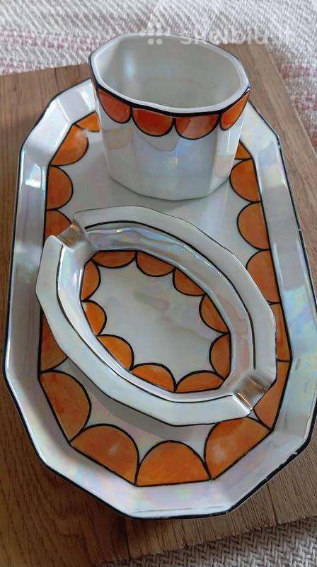 Vintažinis Art Deco porceliano rinkinys