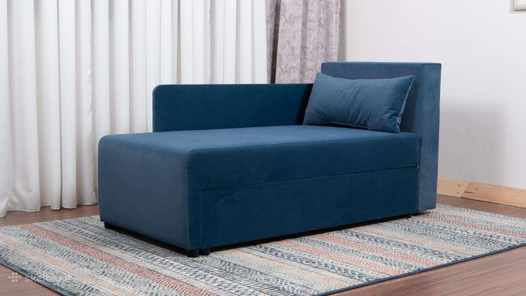 Nauja Sofa lova Villi, mėlyna, supakuota