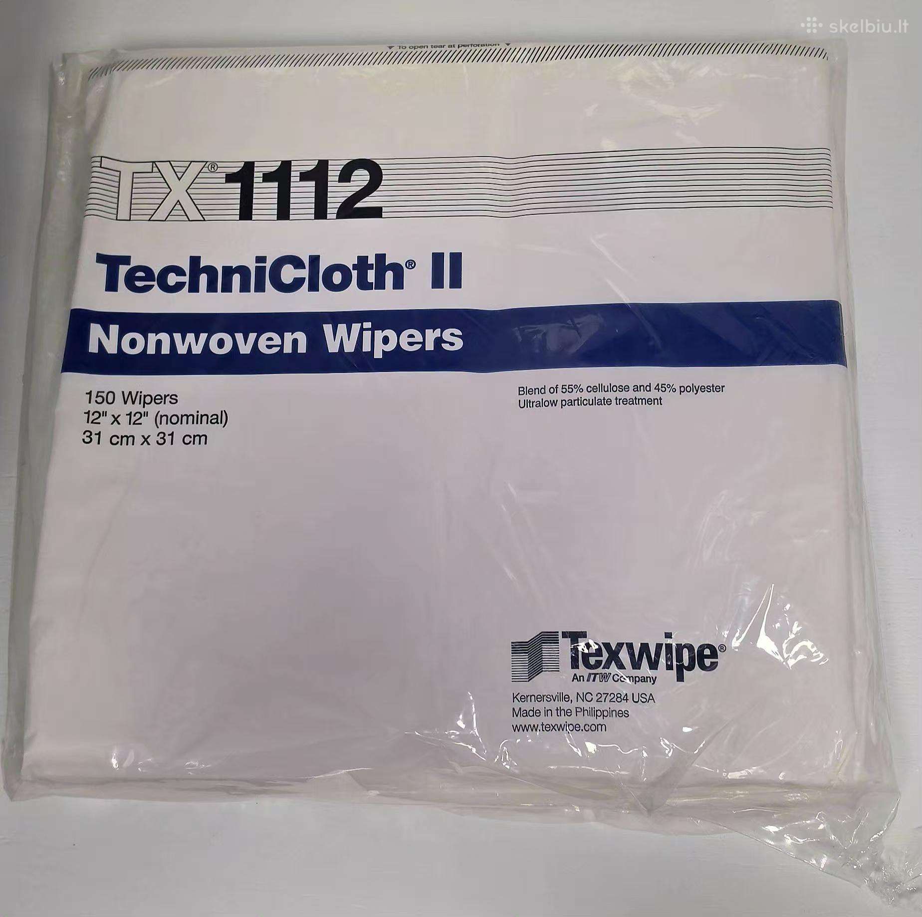 Profesionalios Texwipe Tx1112 servetėlės (150 vnt.