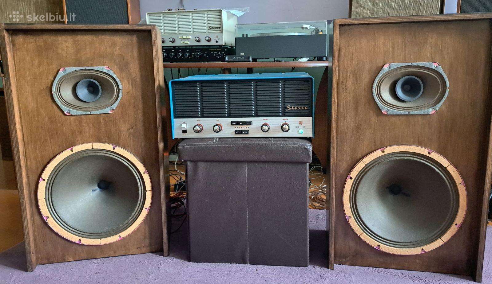 Philips Ag9015 lempinis stiprintuvas + koloneles