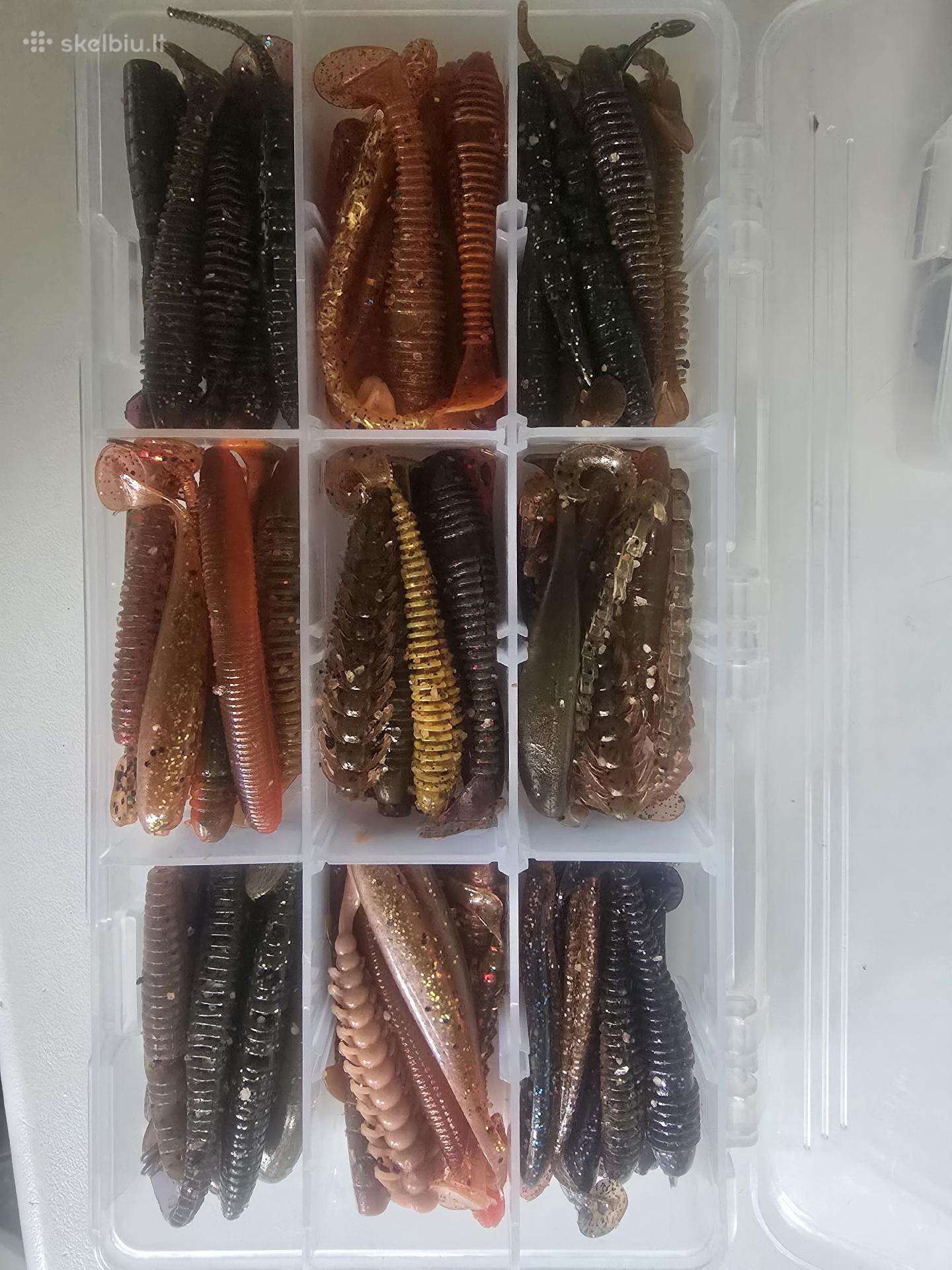 3 colių minkšti masalai