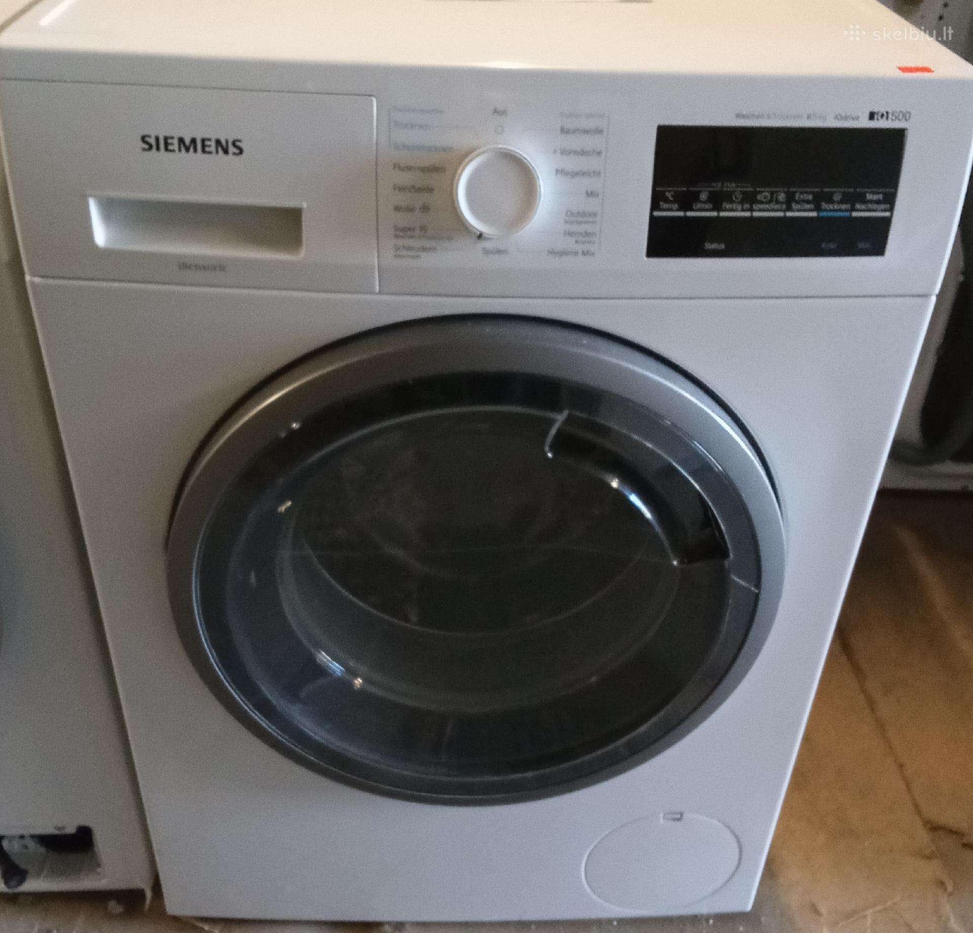 Skalbimo masina Siemens iq500 su dziovykle