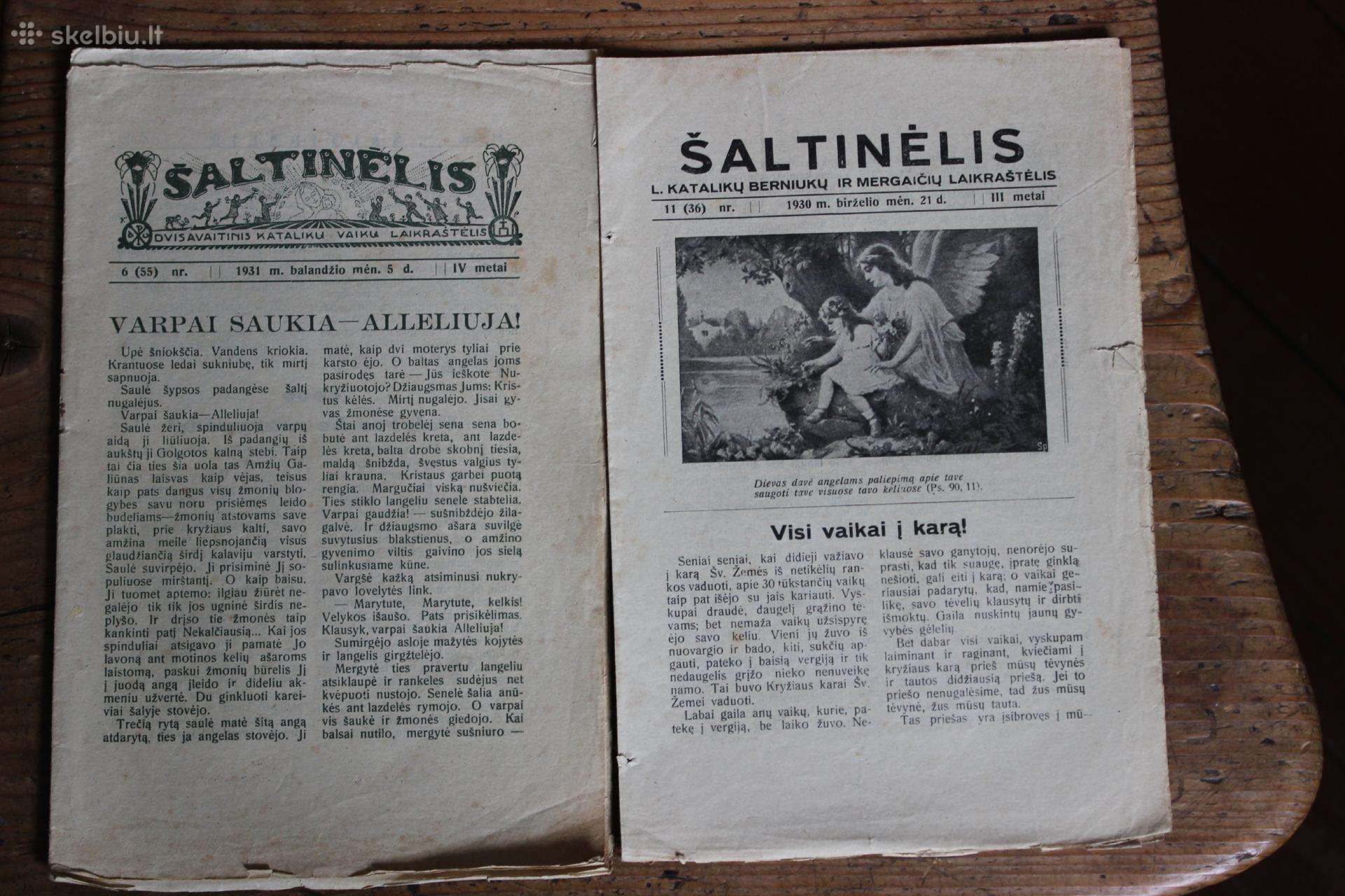 Žurnalas "Šaltinėlis" 1930-1931 m.