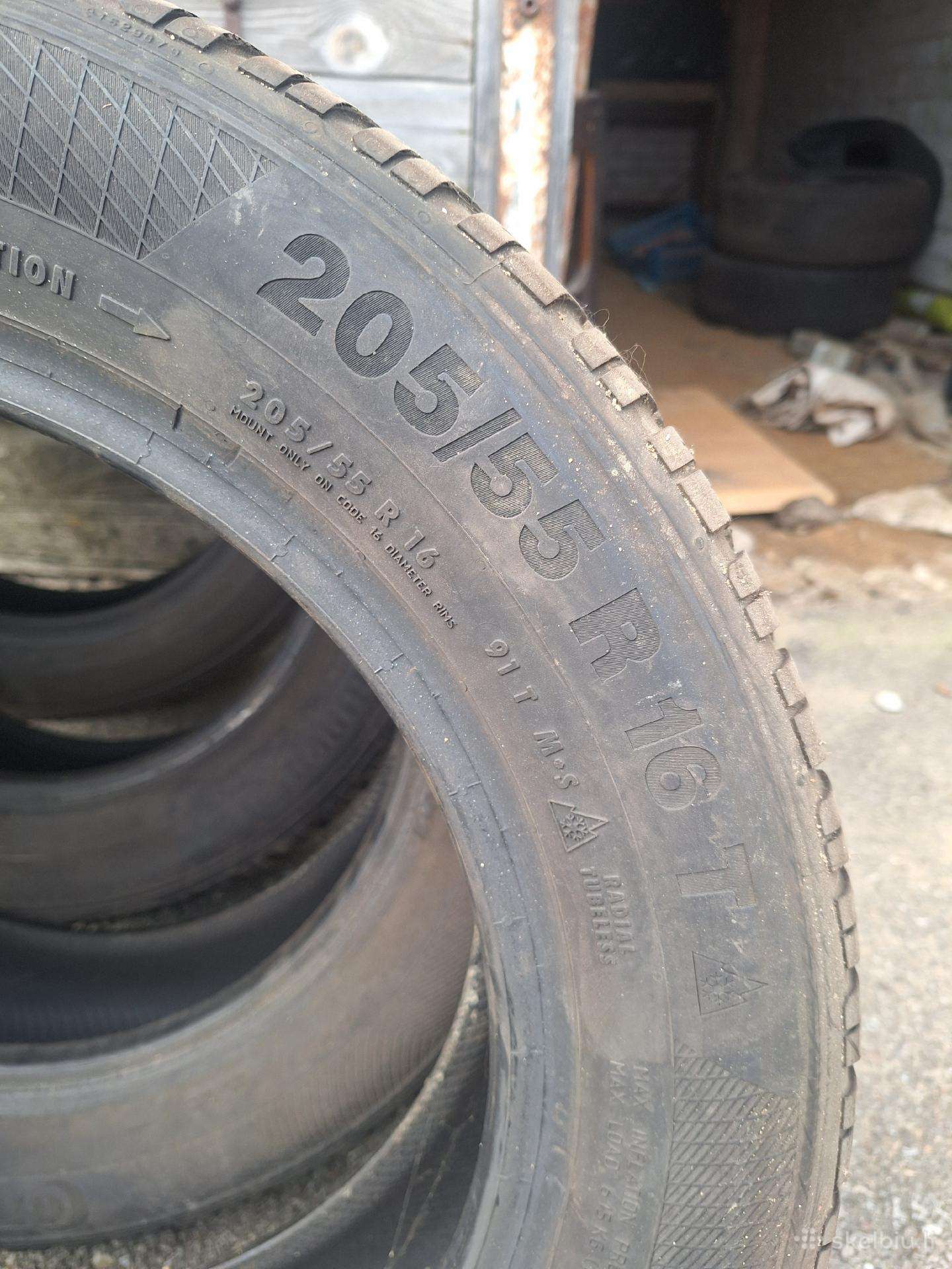 Žieminės padangos 205/55 R16 vienam sezonui