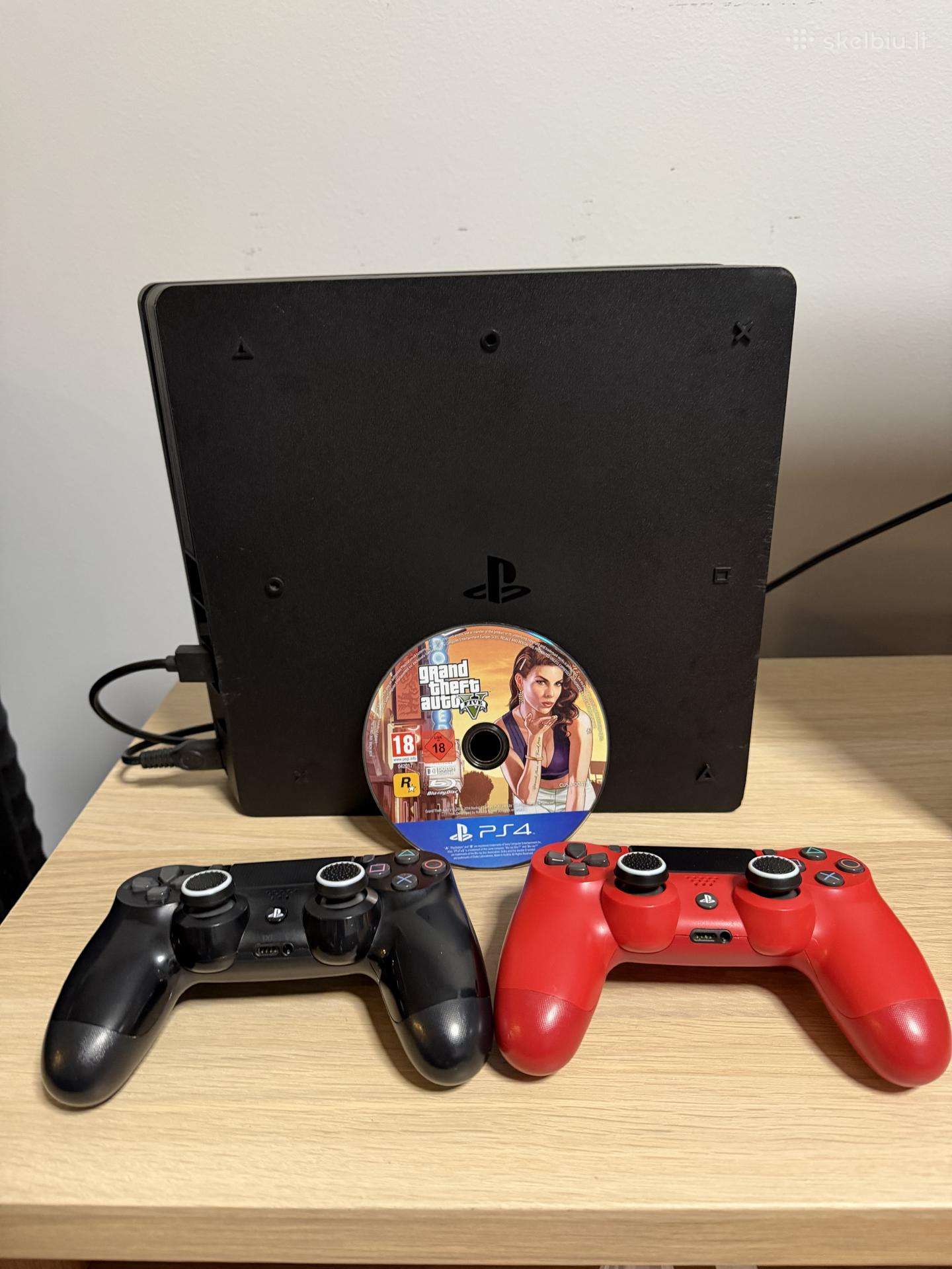 Playstation 4 Slim 500gb + 2 Dualshock + Gta V