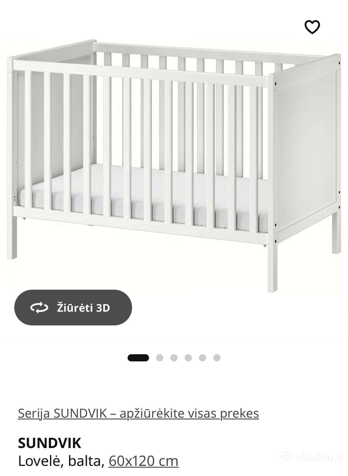 Dovanoju Ikea lovyte 120x60