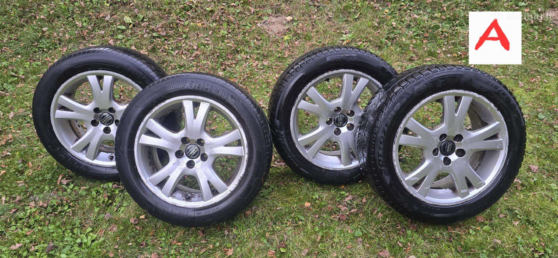 Volvo R17 / J7 ratlankiai 2 komplektai A ir B