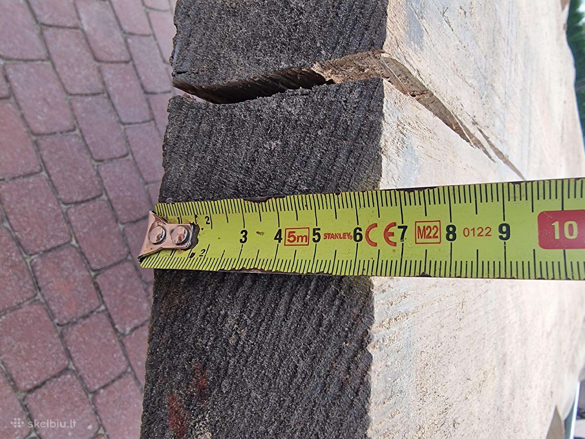 Ažuolo blankė 6,3cmstorio,50cmpločio,4m.ilgio