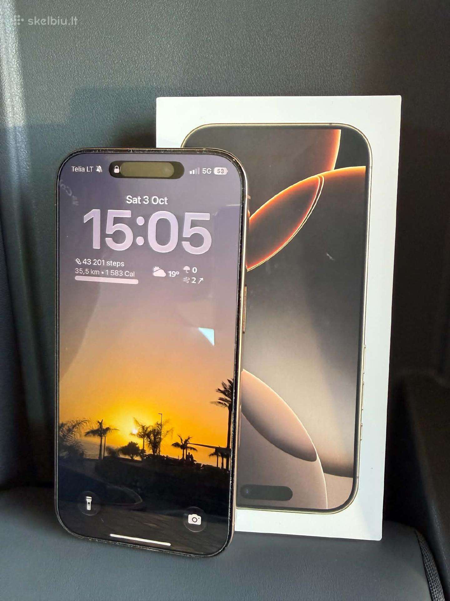 iPhone 16 Pro, Desert Titanium, 256gb