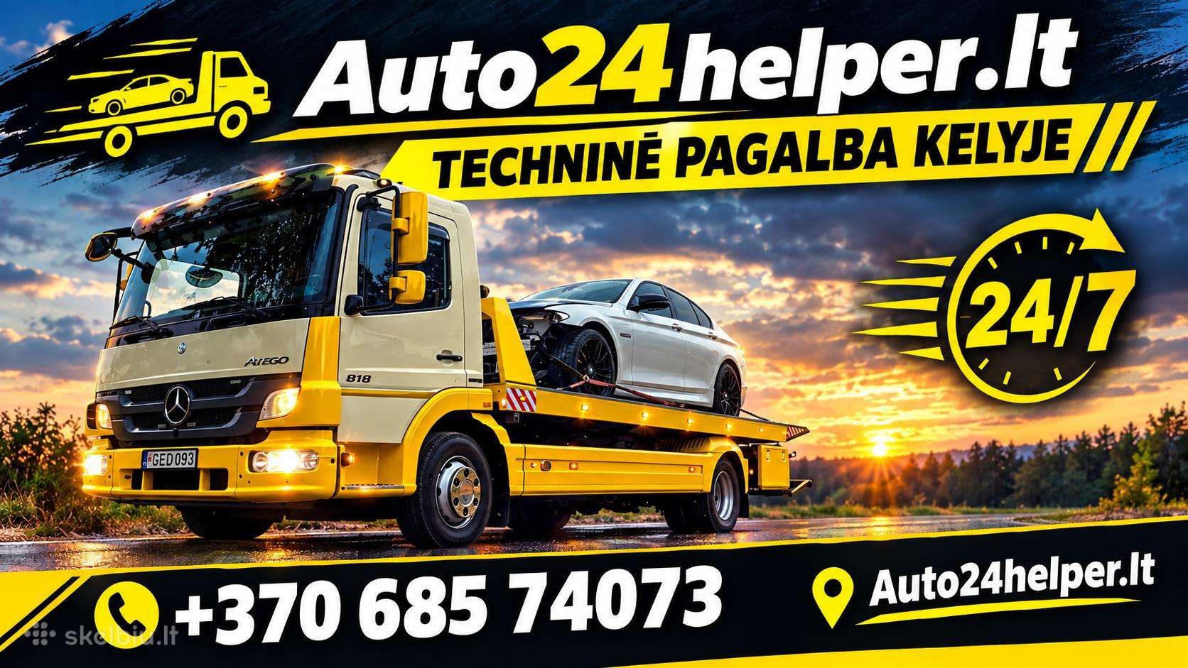 Tralas Vilniuje Traliukas Techninė pagalba 24/7h