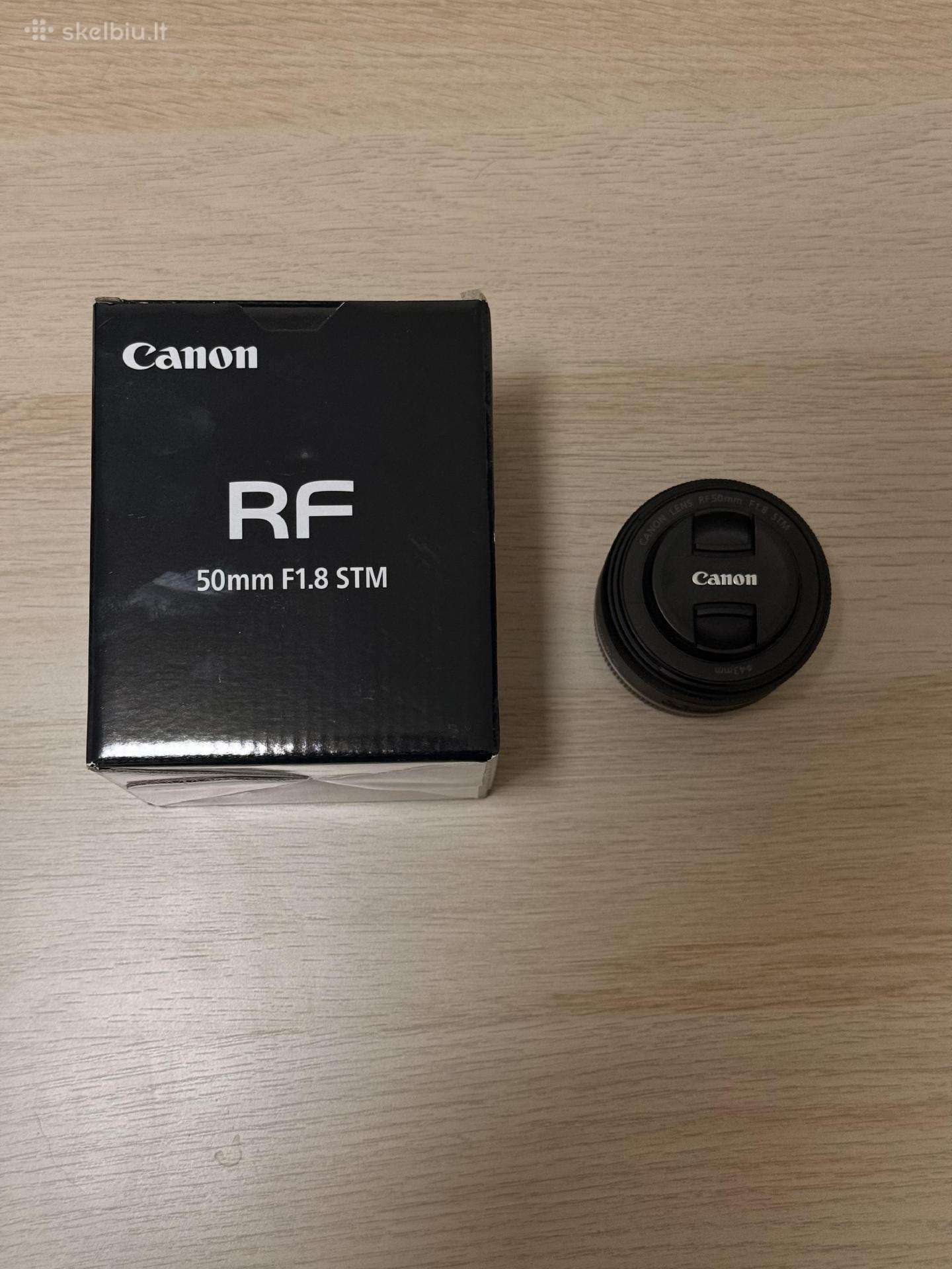 Canon Rf 50mm F/1.8 Stm Objektyvas