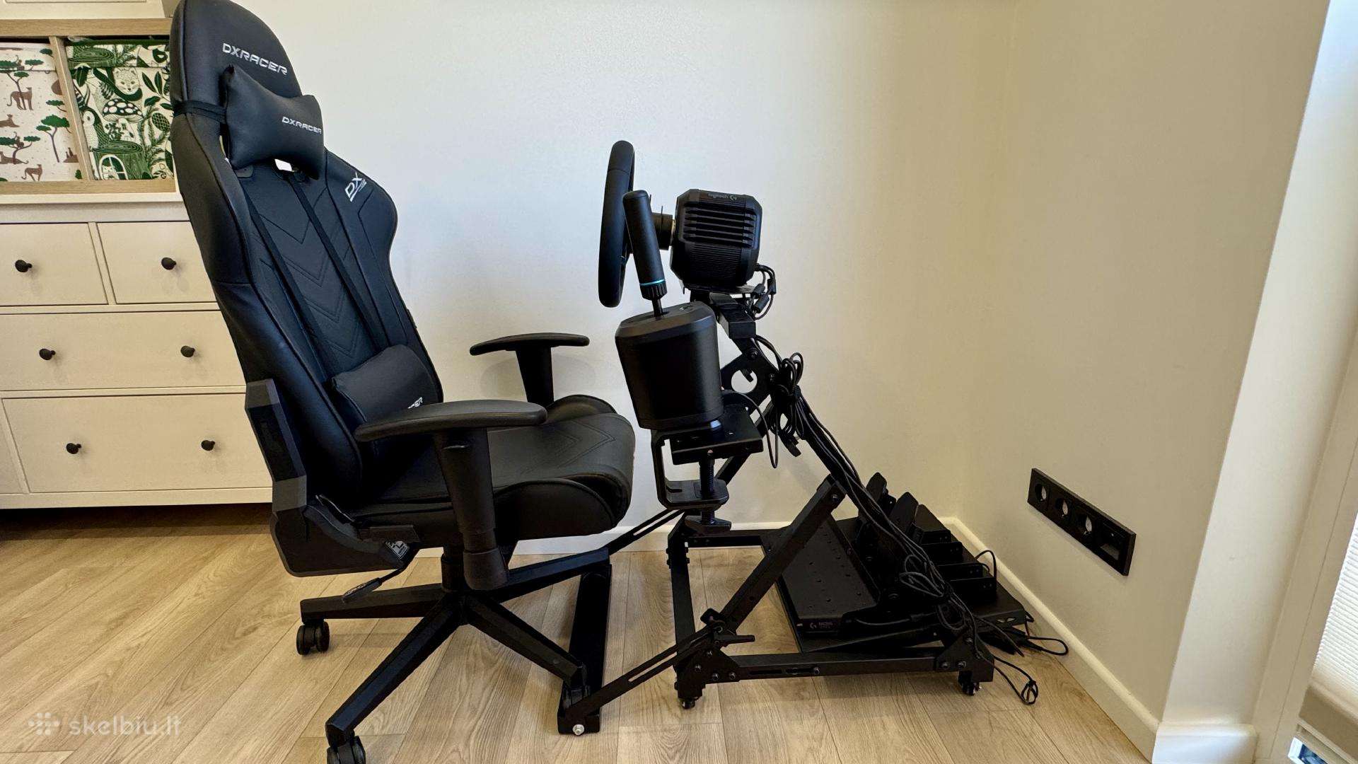 GT Omega Dd-x sim racing stovas + priedai