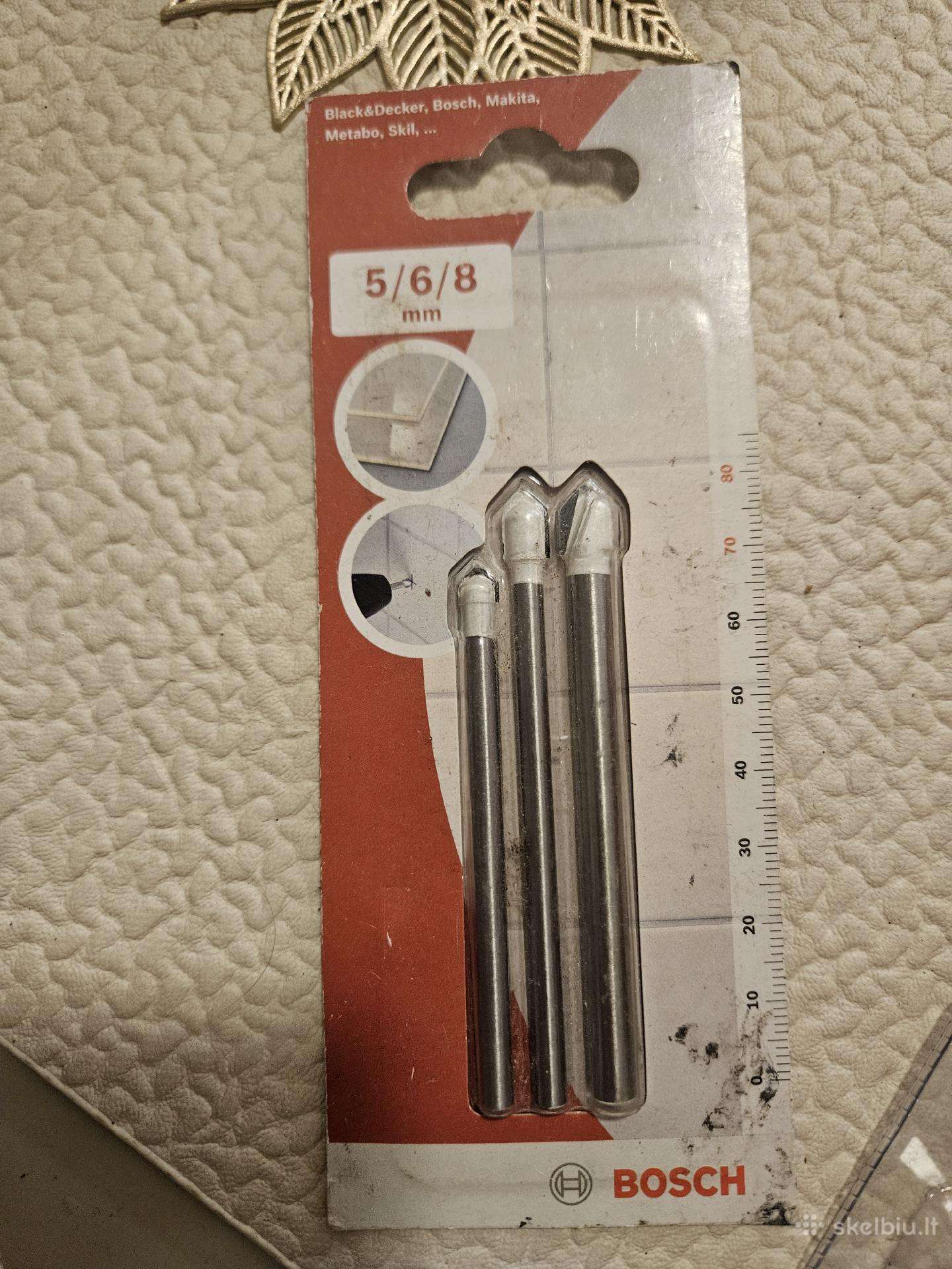 Bosch plytelių ir stiklo grąžtų rinkinys