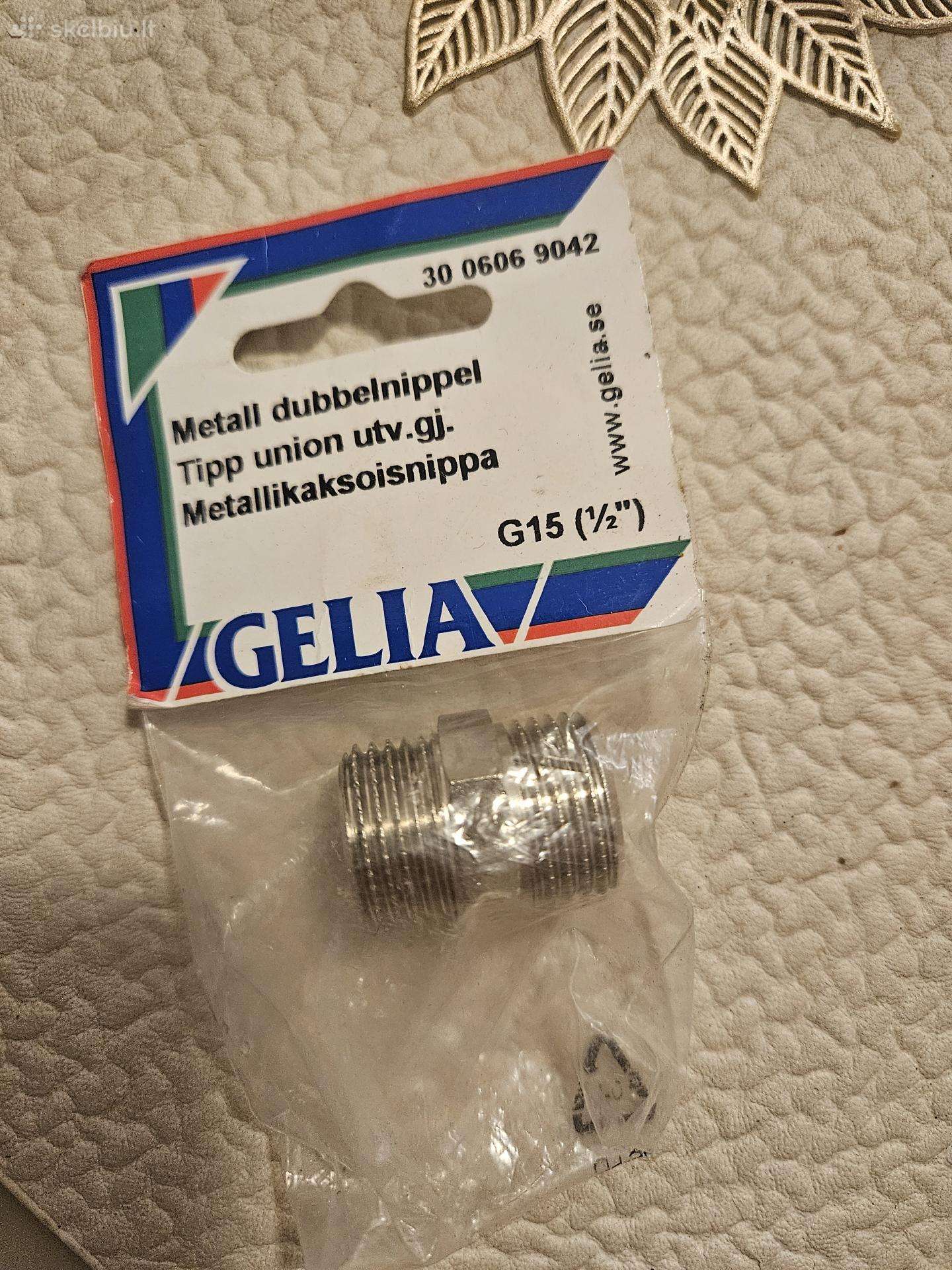 Gelia metalinė dviguba jungtis