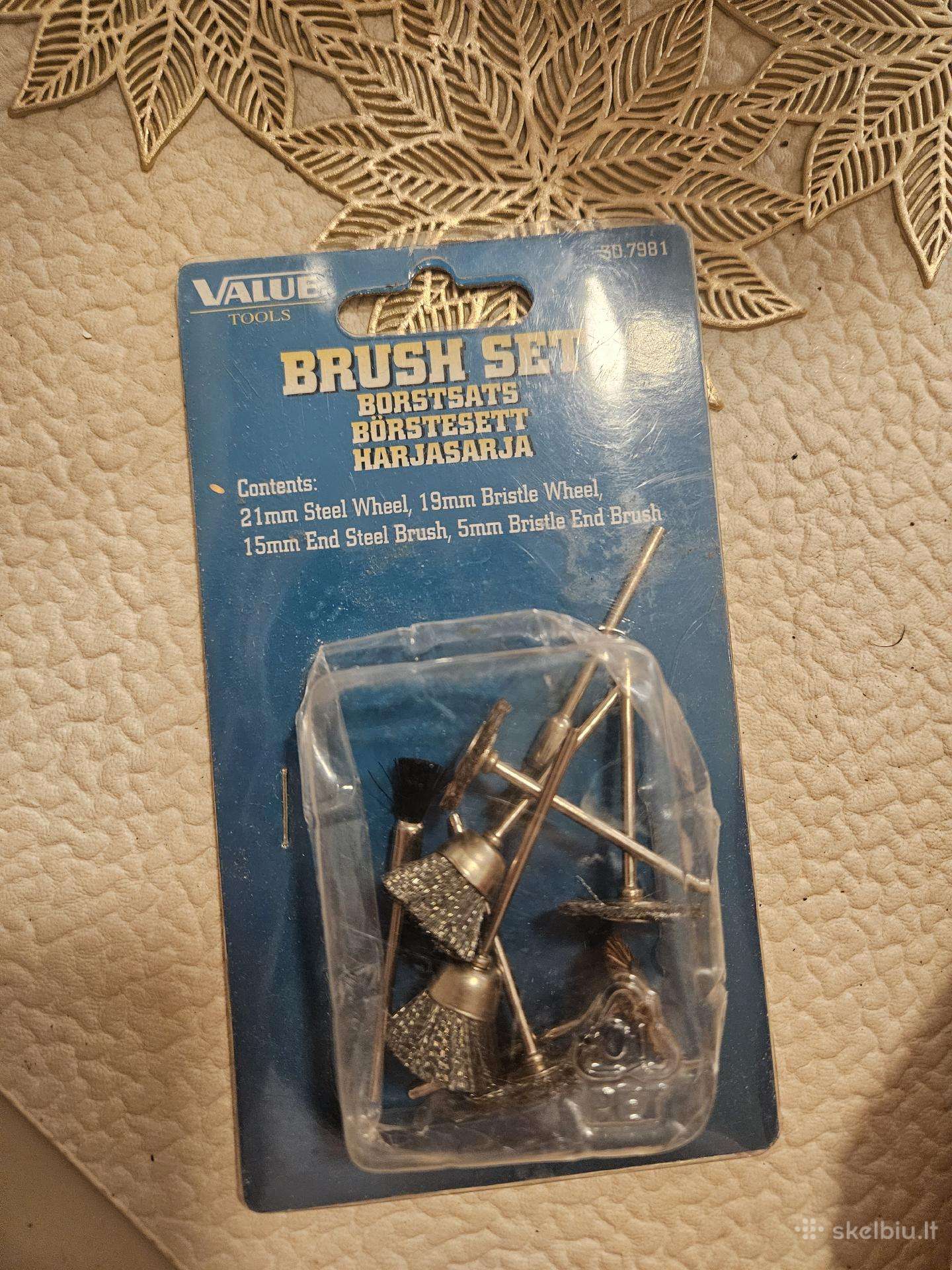 Value Tools“ rotacinių šepečių rinkinys