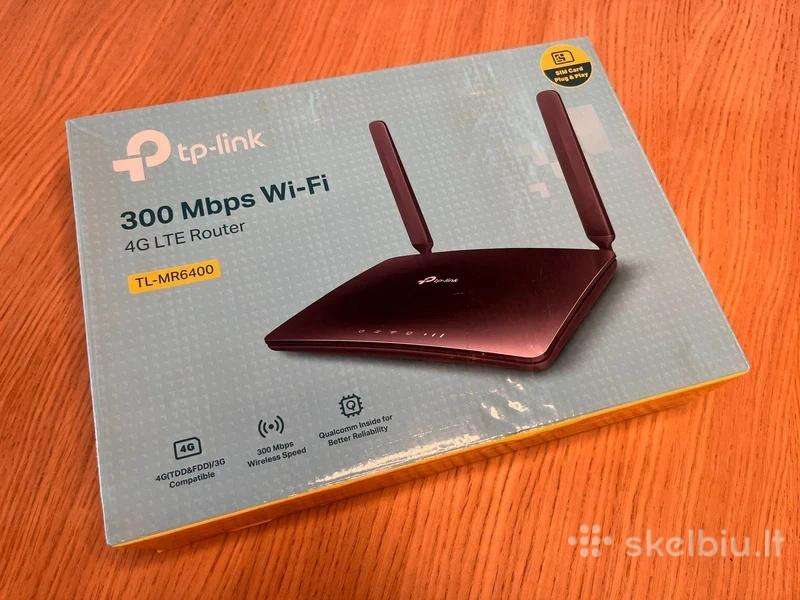 Tp-link Tl-mr6400 4G Lte maršrutizatorius