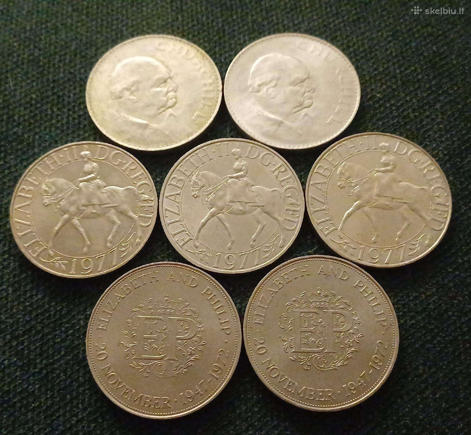 Monetos Anglija rinkinys