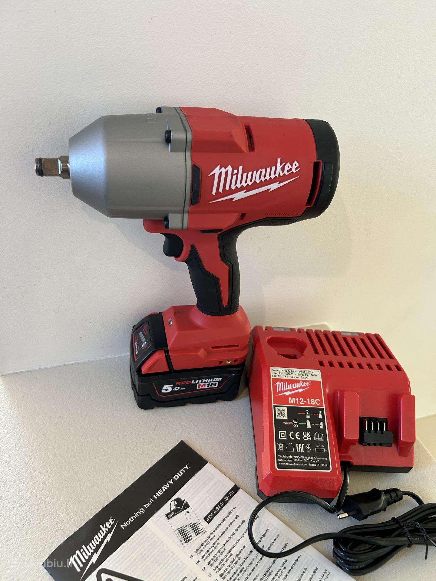 Nauja Originalu Milwaukee Verzliasuki 1627nm