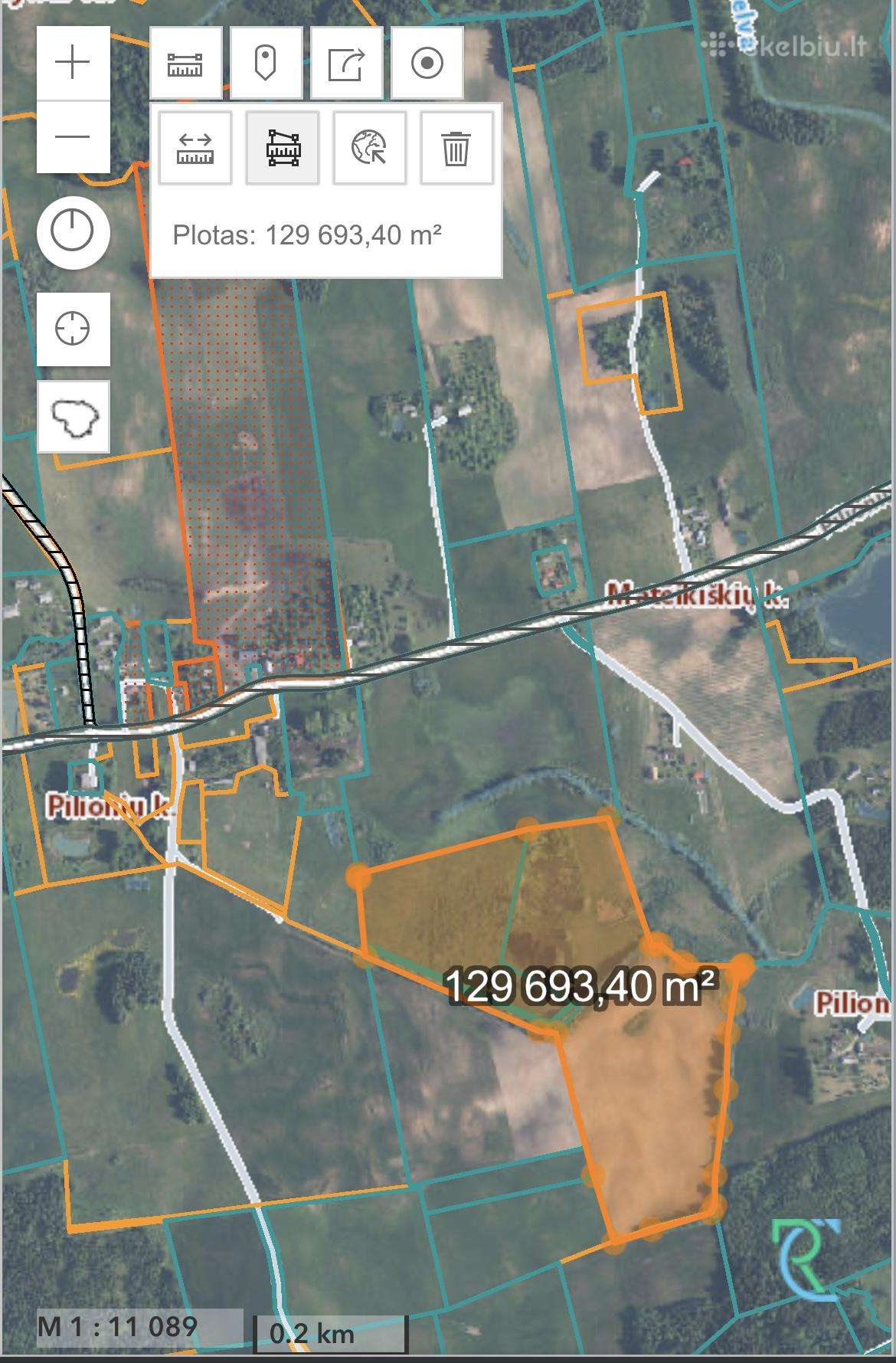 Parduodamas žemės ūkio paskirties sklypas Pilionių