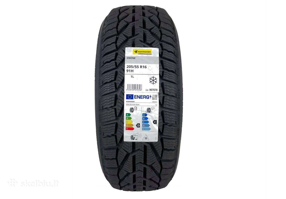 Žieminės Padangos 205/55r16 Kormoran Snow 2026