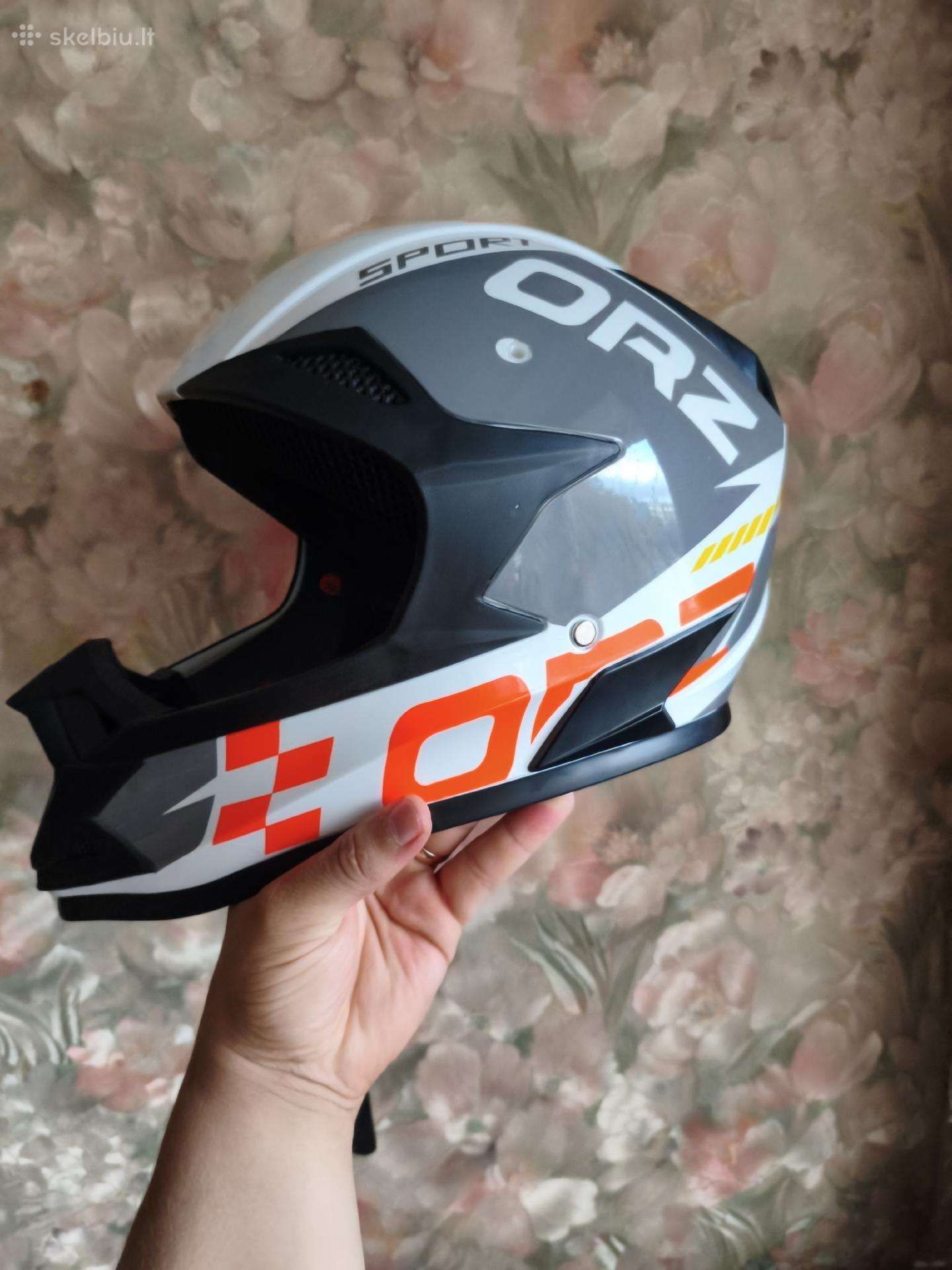 Krosino motociklo salmas be stiklo