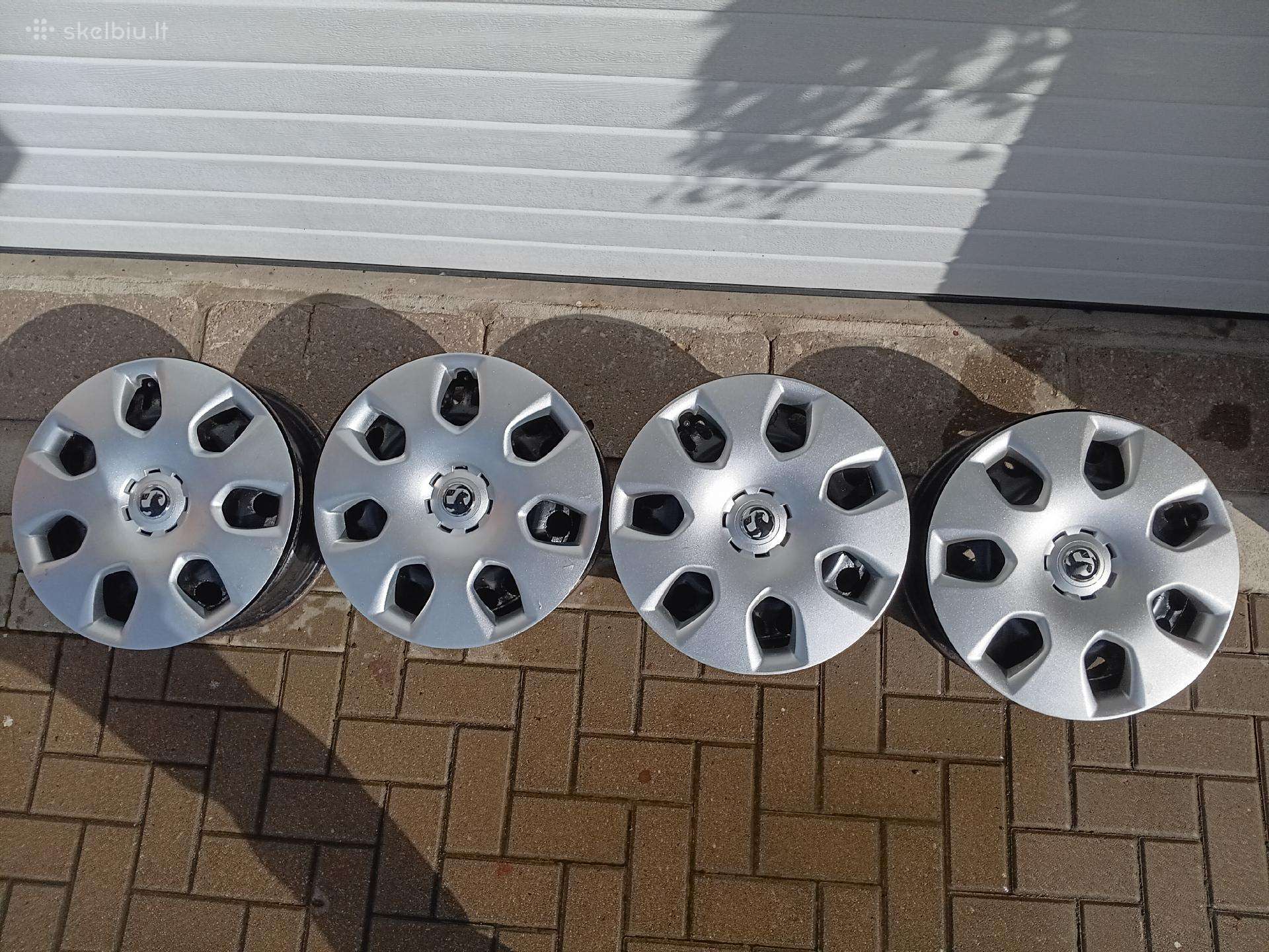 R16 opel ratlankiai su originaliais kalpokais