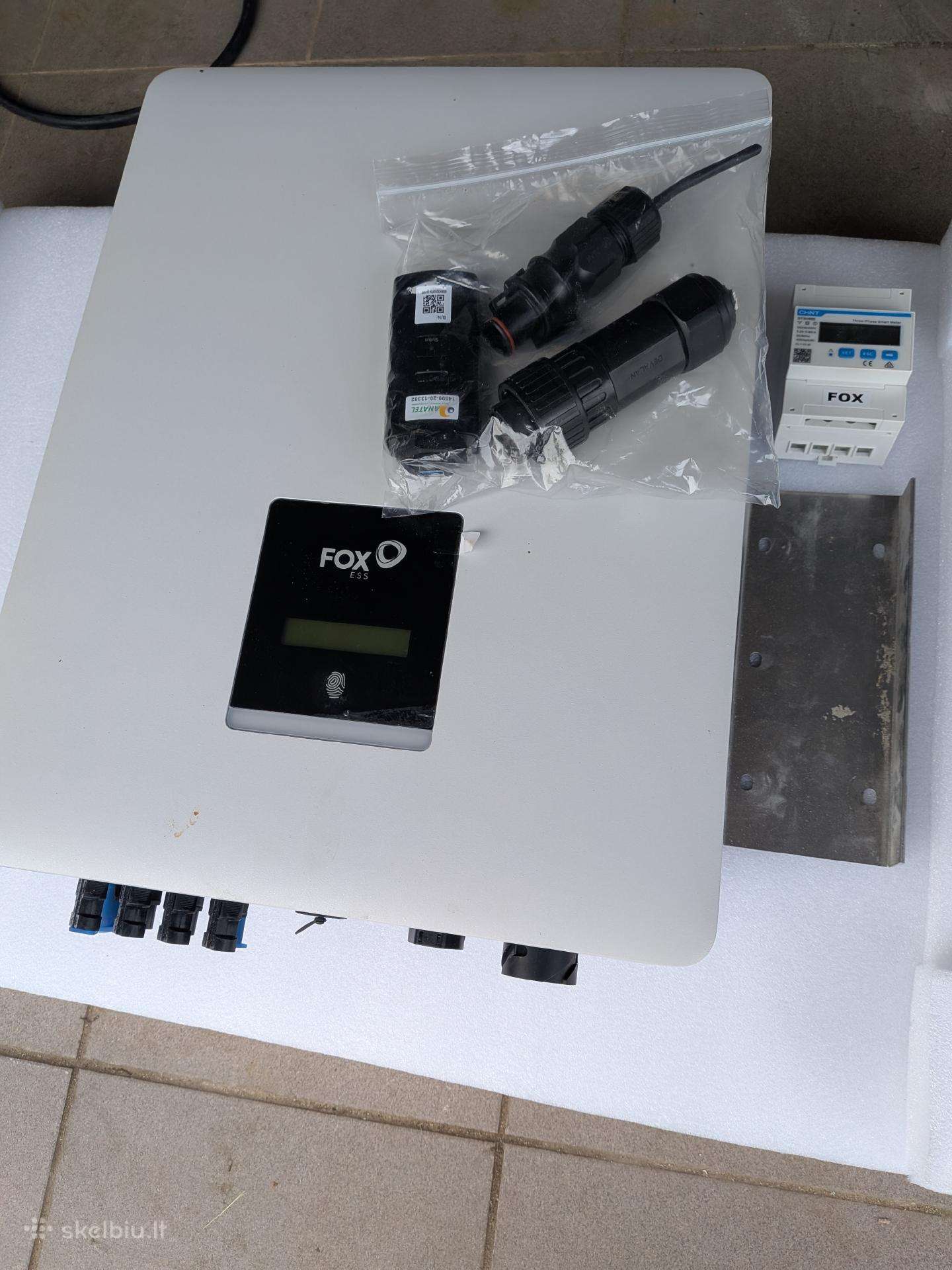 Inverteris Foxess T15-g3 ir Fox smartmeteris