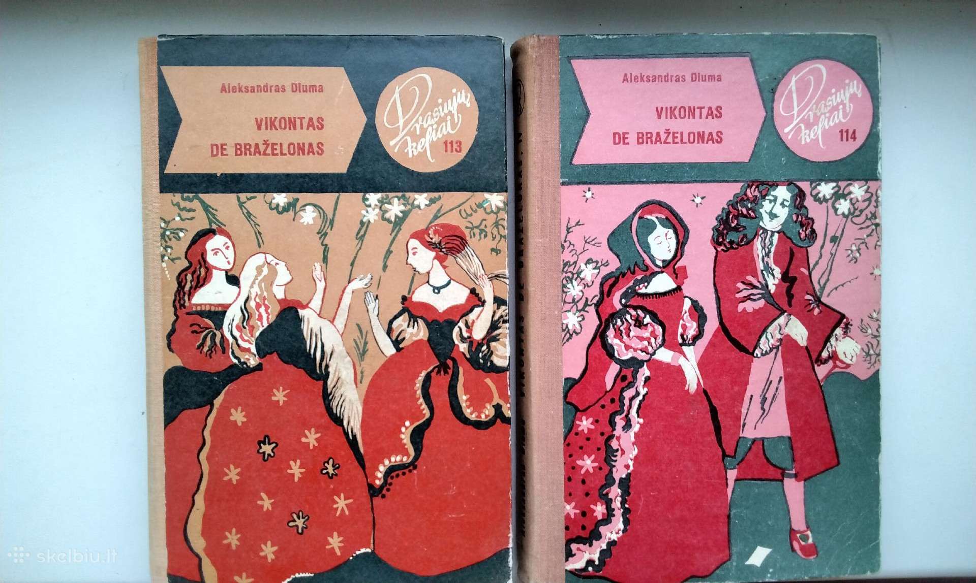 A. Diuma. Vikontas de Braželonas. 3,4 dalys