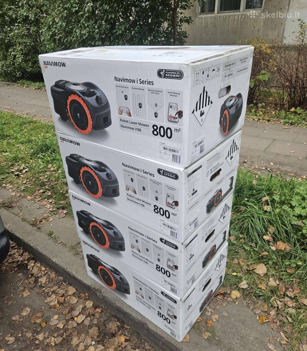 Belaidis vejos robotas Segway Navimow i108e Belaid