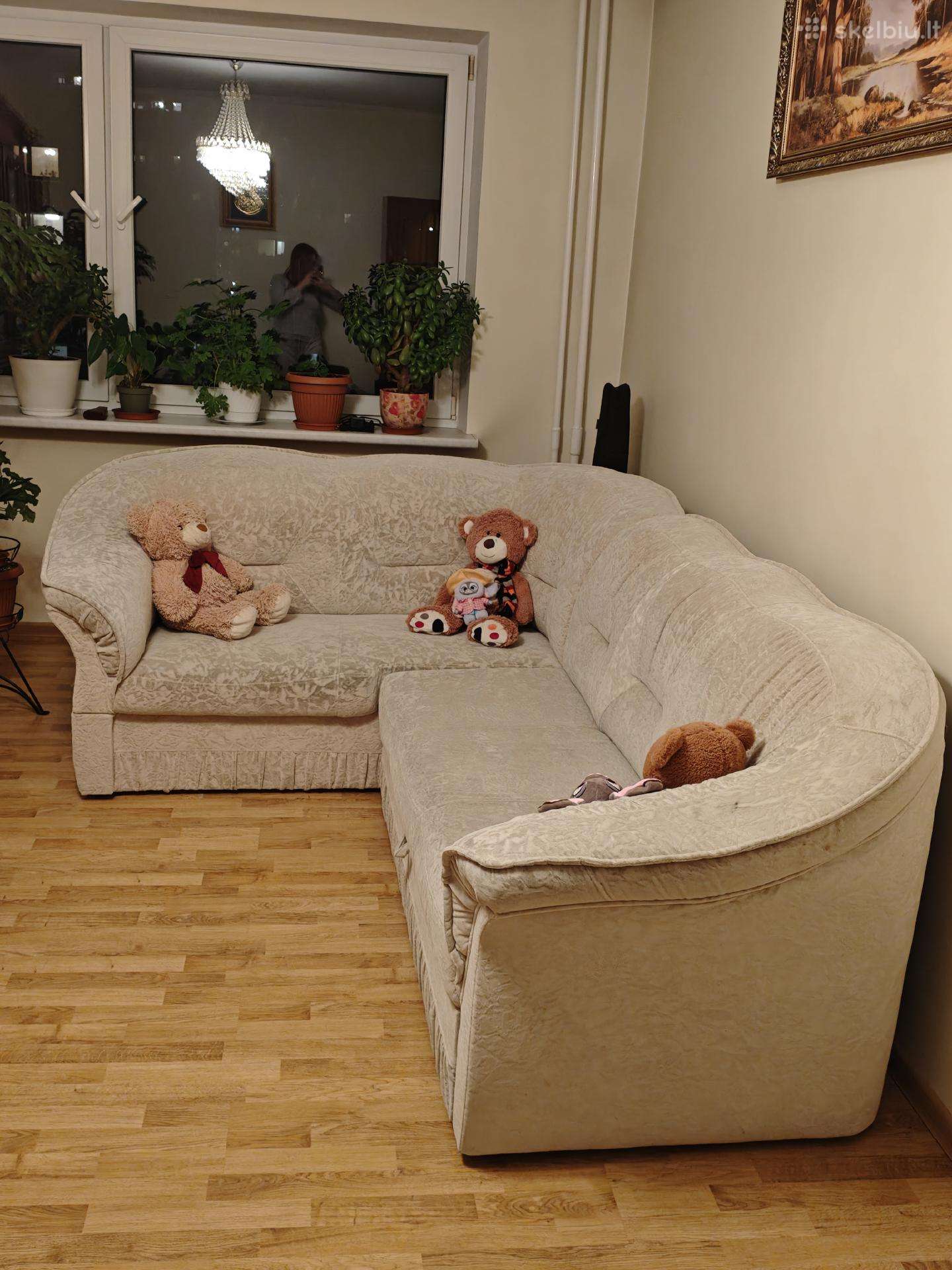 Puiki! kampinis sofa-lova už 150€