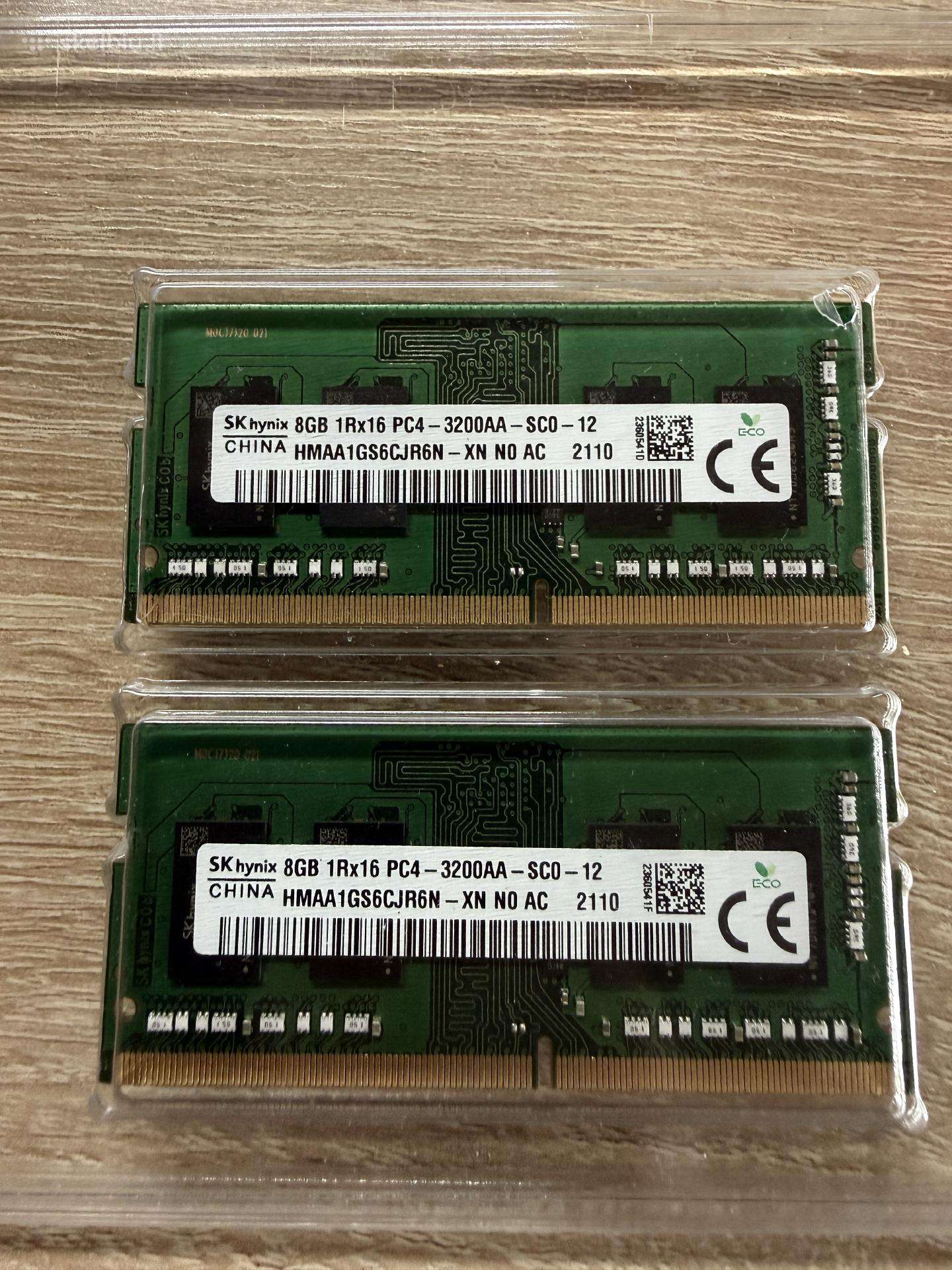 2 vnt - 8gb RAM