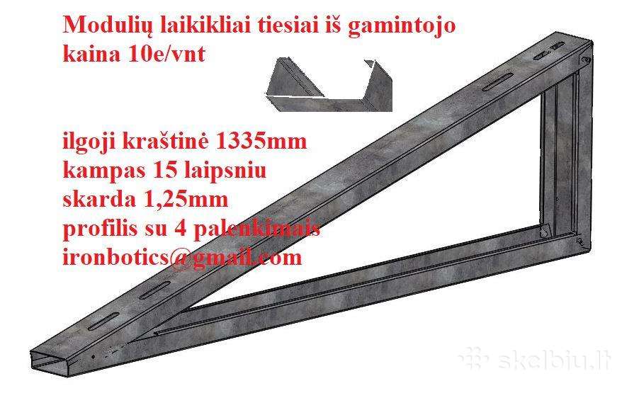 Saulės modulių laikikliai