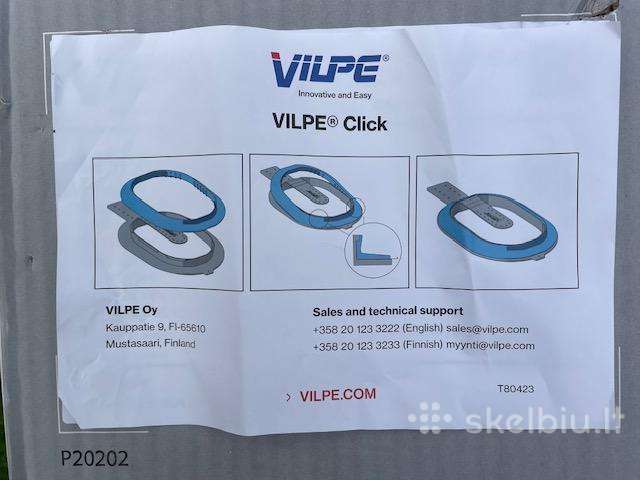 Praėjimo elementas T80411 Unitile Click, Vilpe