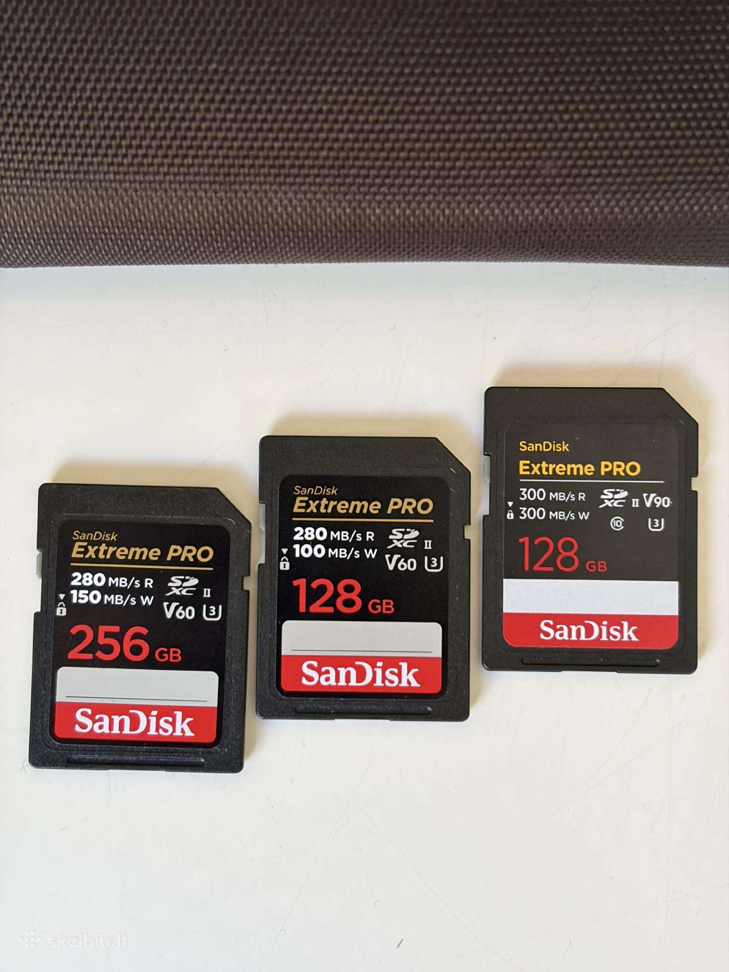 Paskutinė Sandisk Sdxc Extreme Pro Uhs-2 v60 256gb
