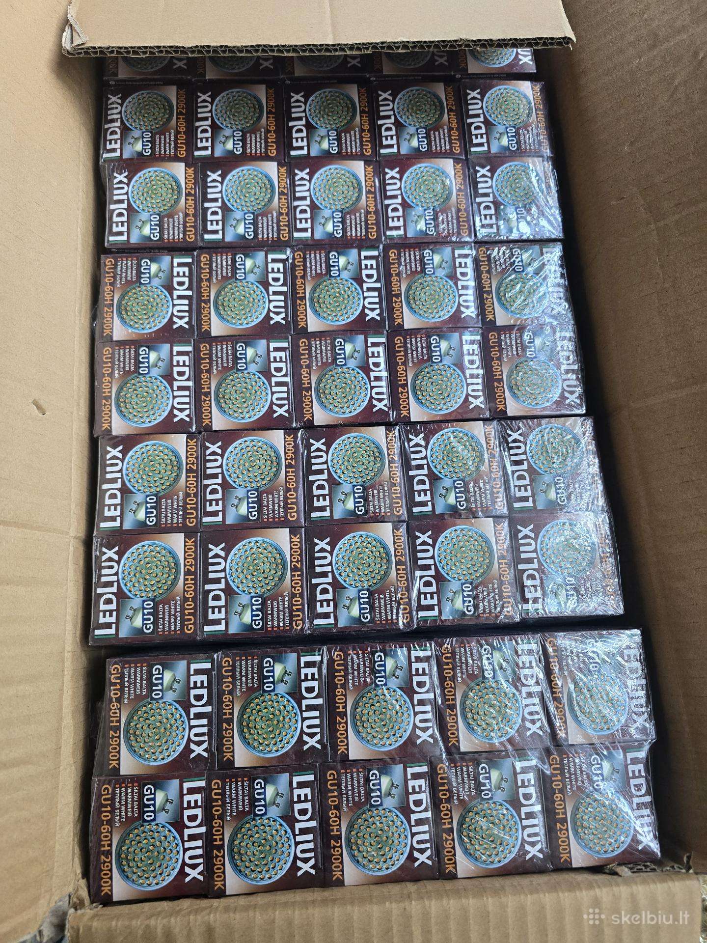 Garažo valymas, Gu10 LED 3w lemputės