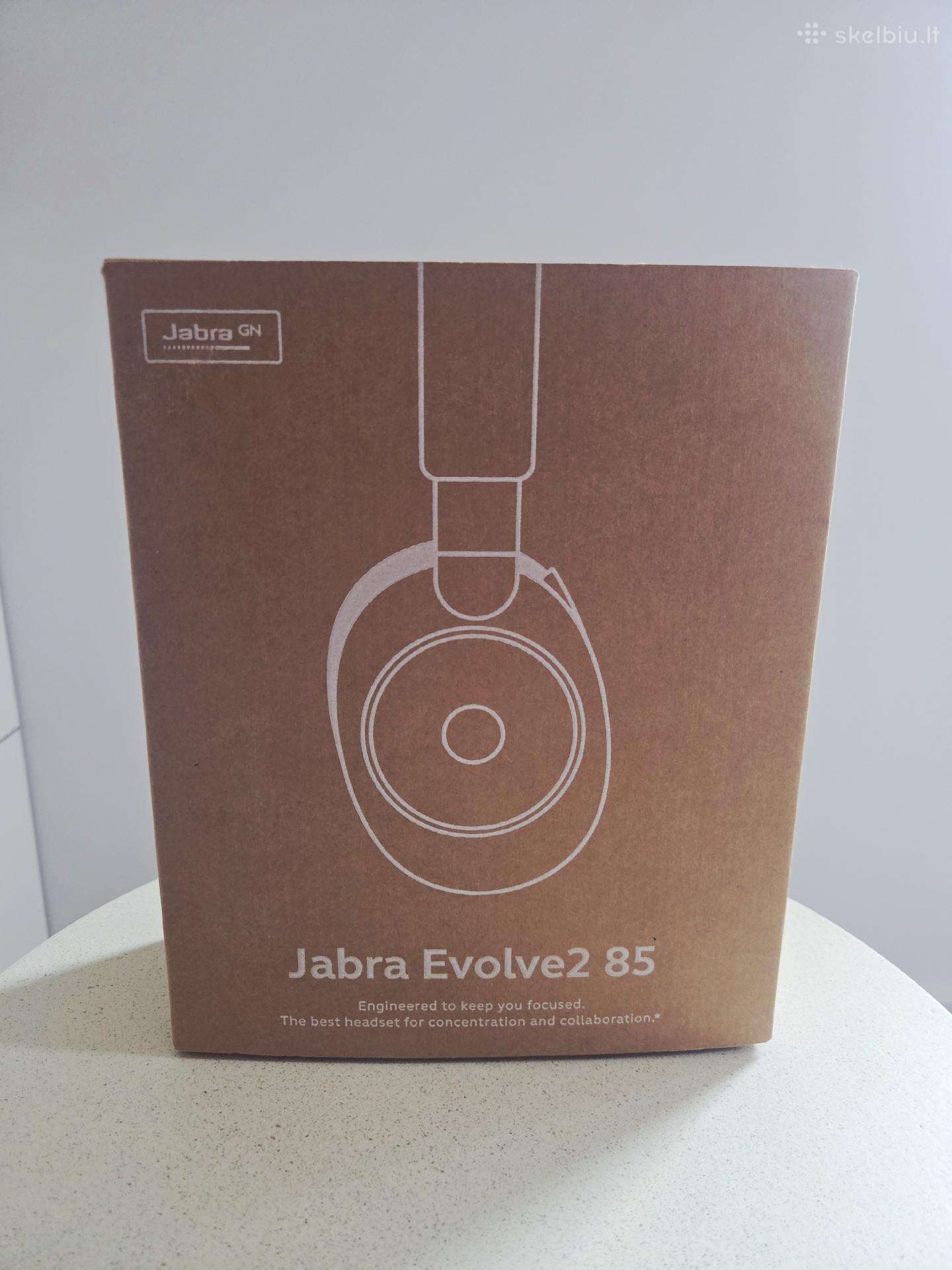 Naujos. Tobulos Jabra Evolve2 85 ausinės